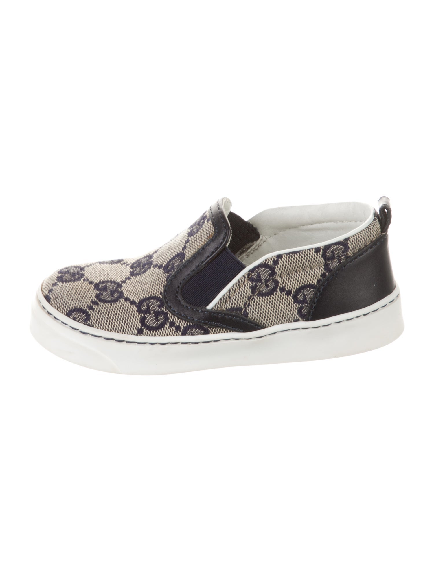 Gucci Boys GG Canvas Slip On Shoes