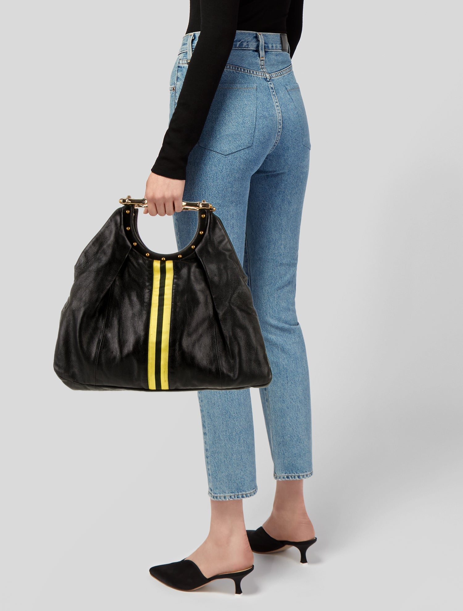 Gucci Web Top Handle Bag