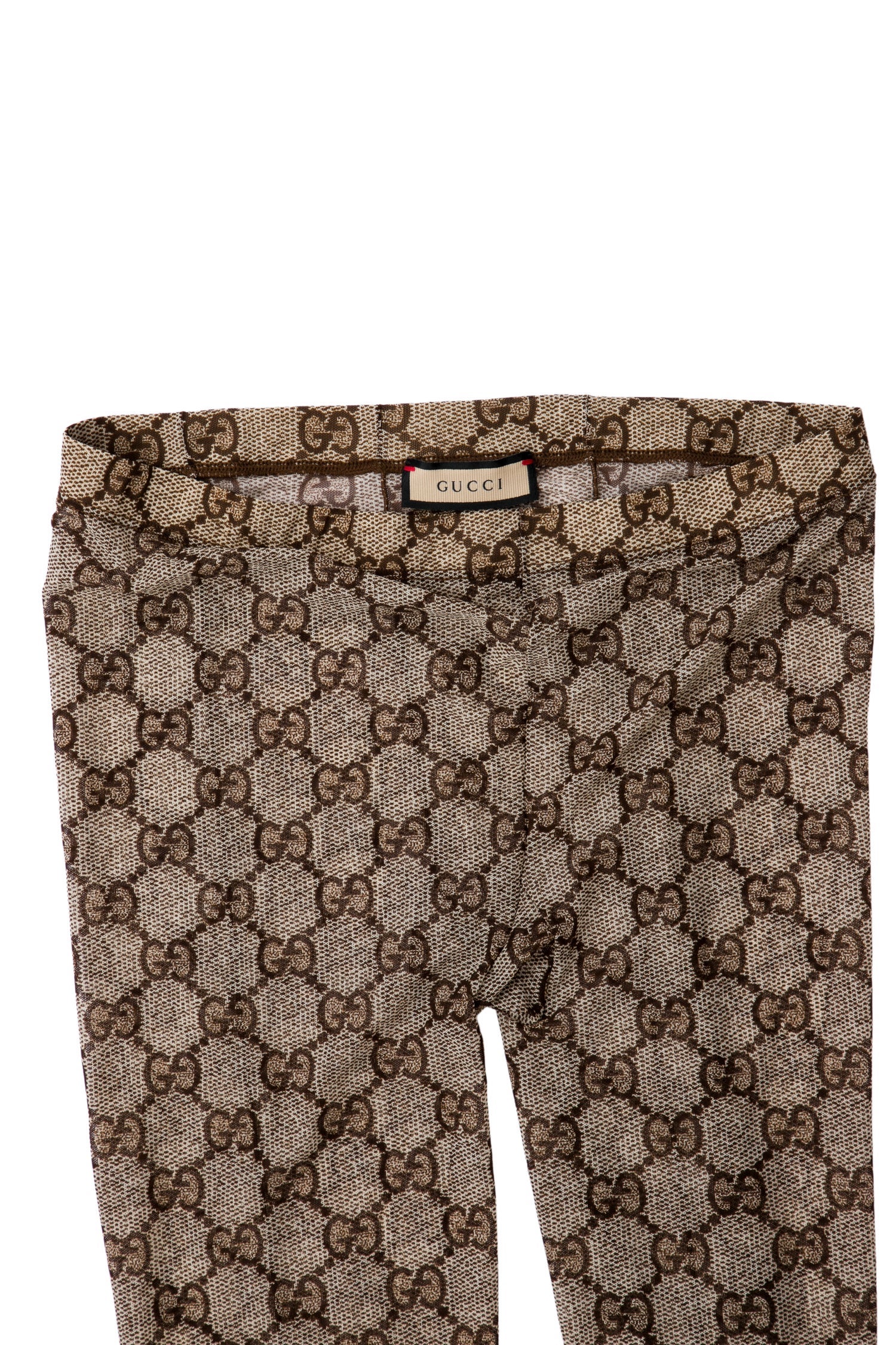Gucci Synthetic-Blend GG Pattern Print Metallic Accent Net Tights