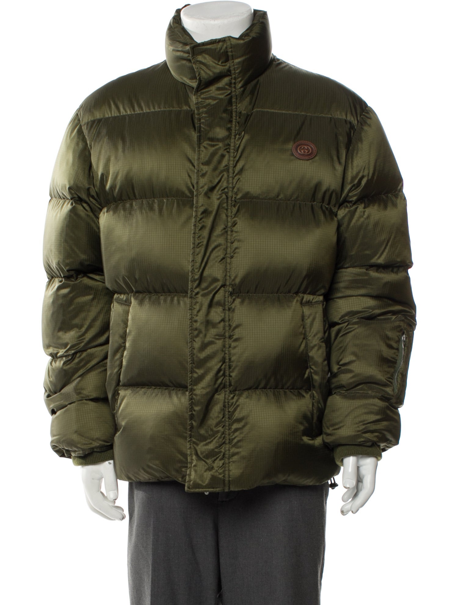 Gucci 2020 'Think/Thank' Puffer Coat