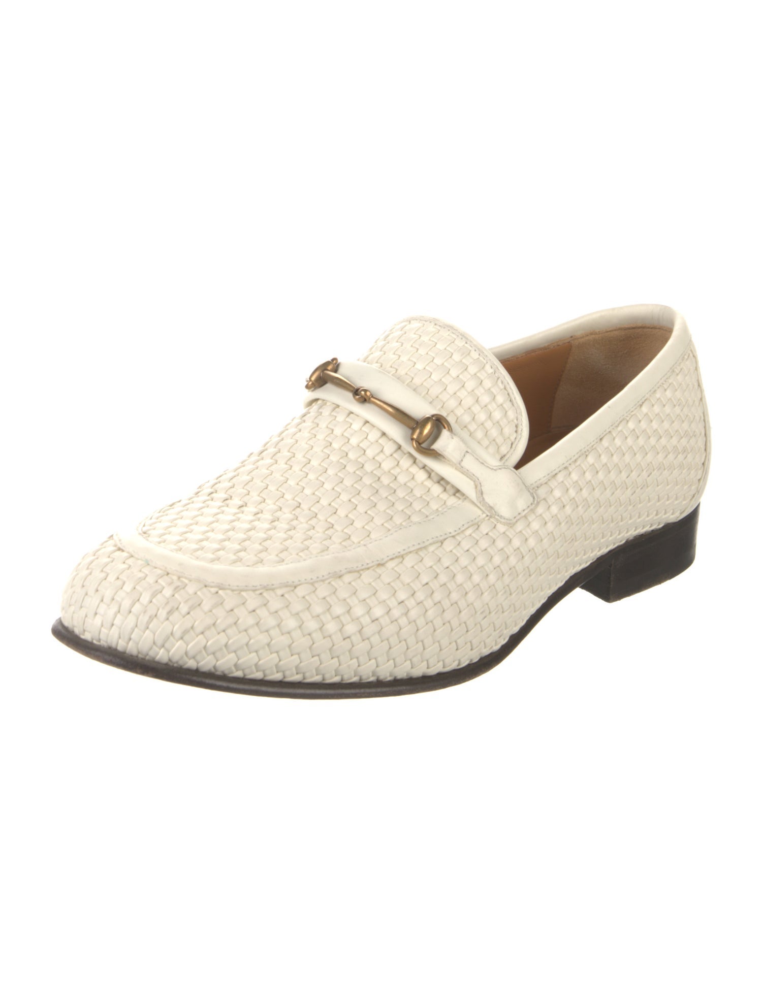 Gucci Horsebit Accent Leather Loafers