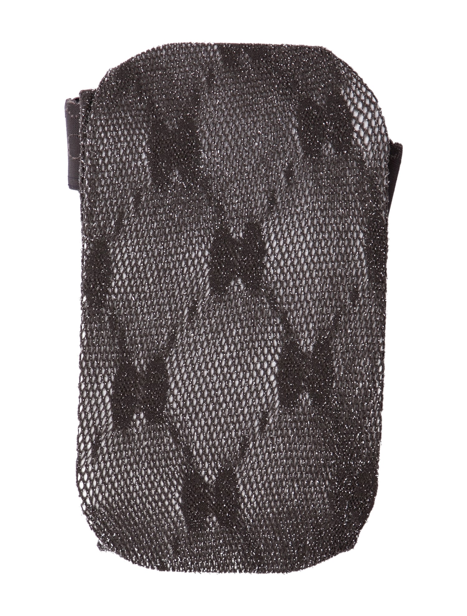 Gucci Synthetic-Blend GG Pattern Print Metallic Accent Net Tights w/ Tags