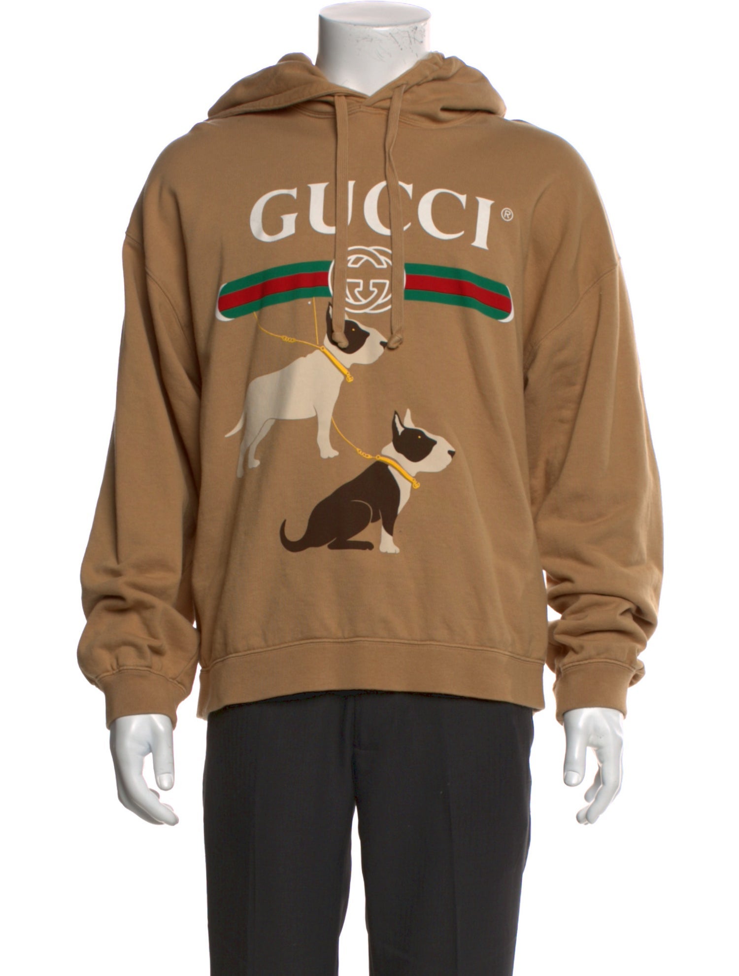 Gucci Interlocking G Logo Crew Neck Hoodie