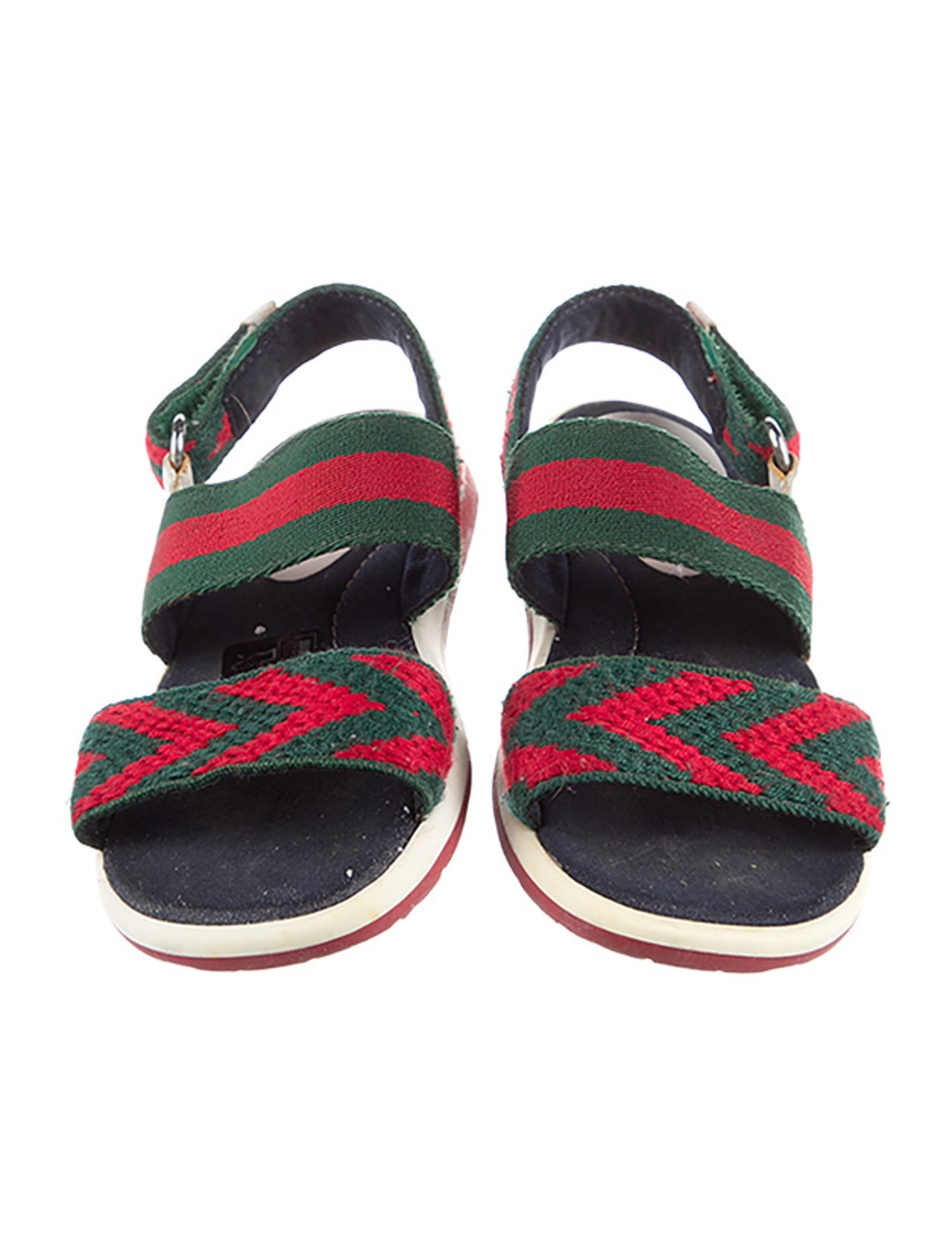 Gucci Toddler Boy's Web Trim Sandals