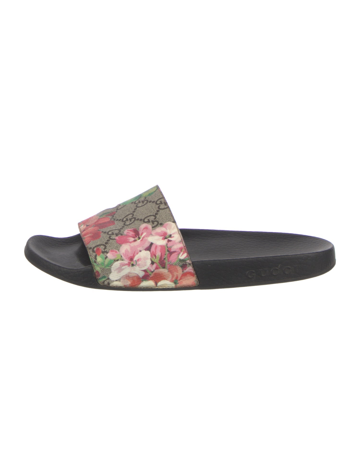 Gucci Flora Print Slides