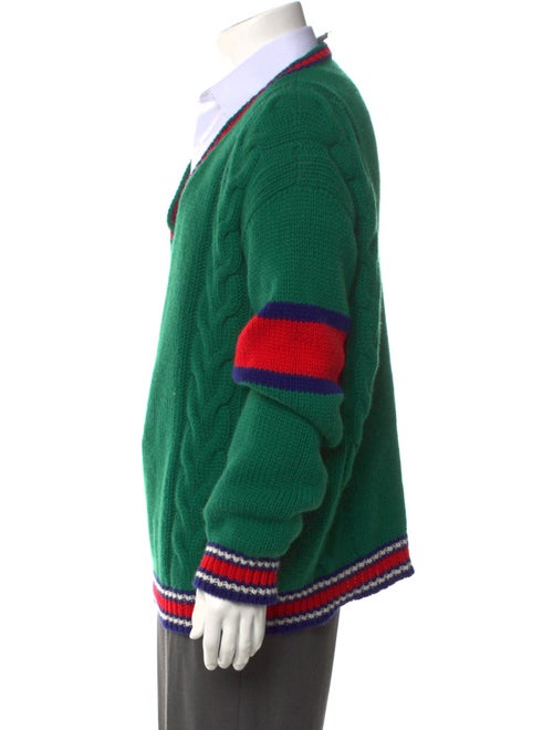 Gucci Web Accent Wool Pullover