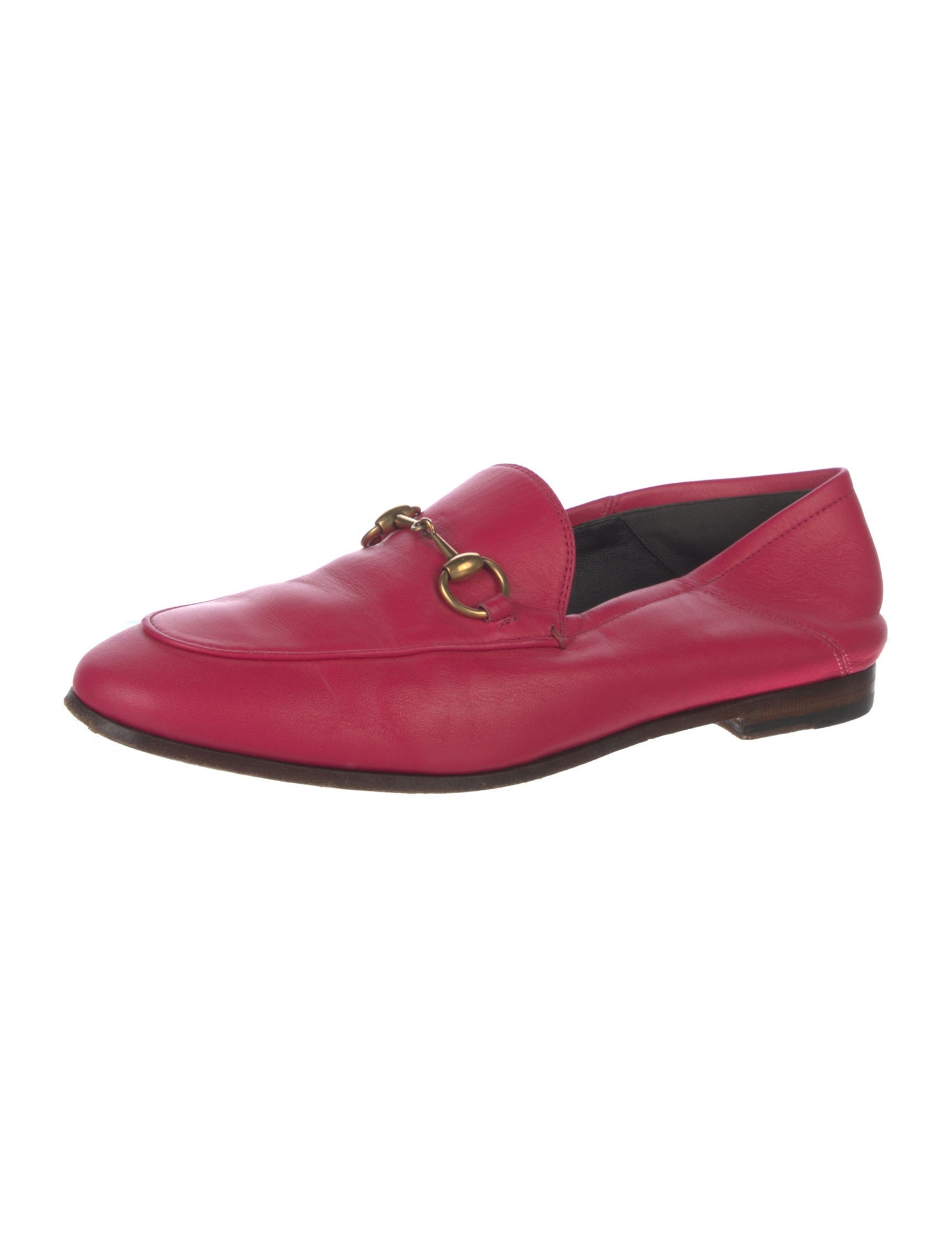 Gucci Horsebit Accent Leather Loafers