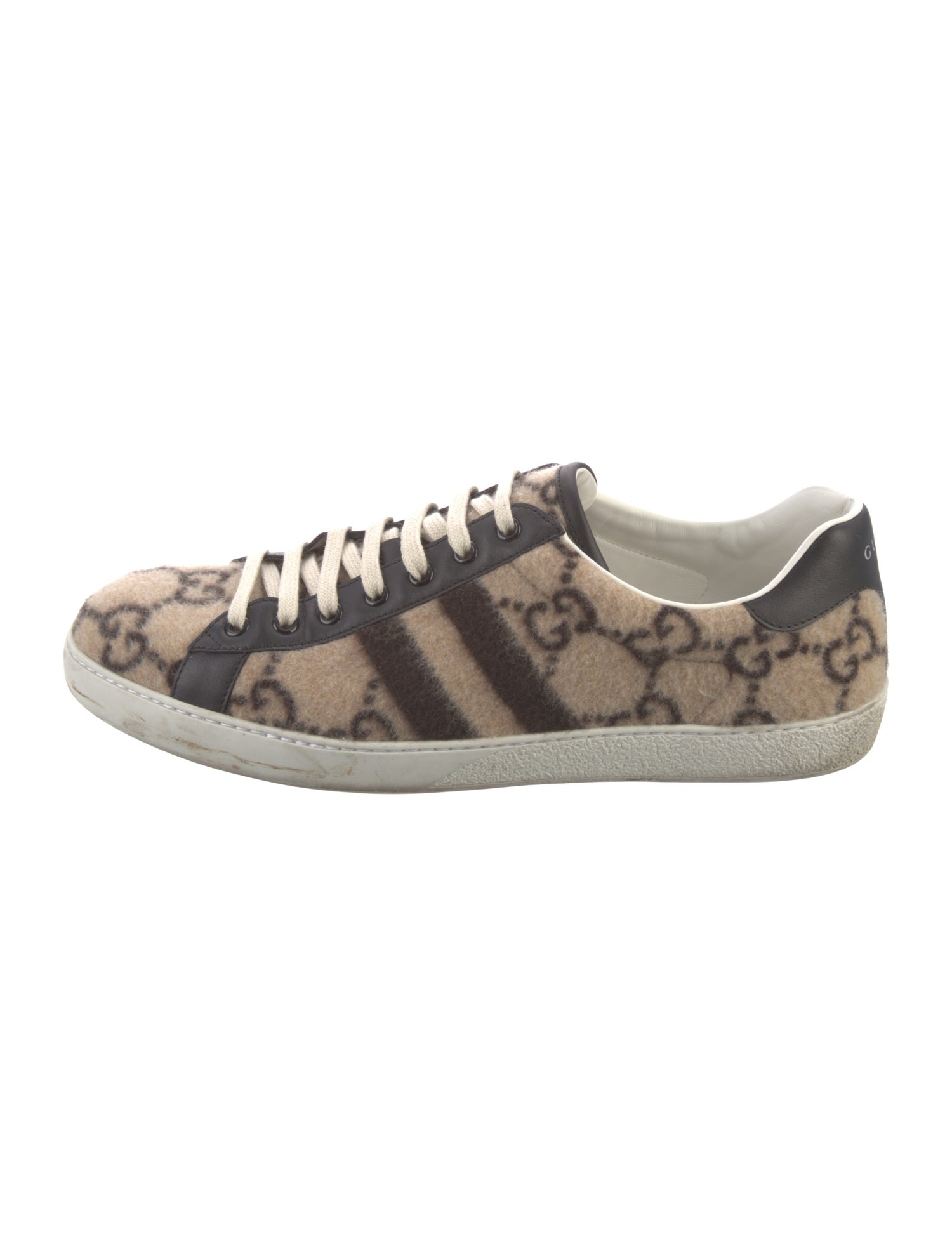 Gucci GG Logo Wool Sneakers