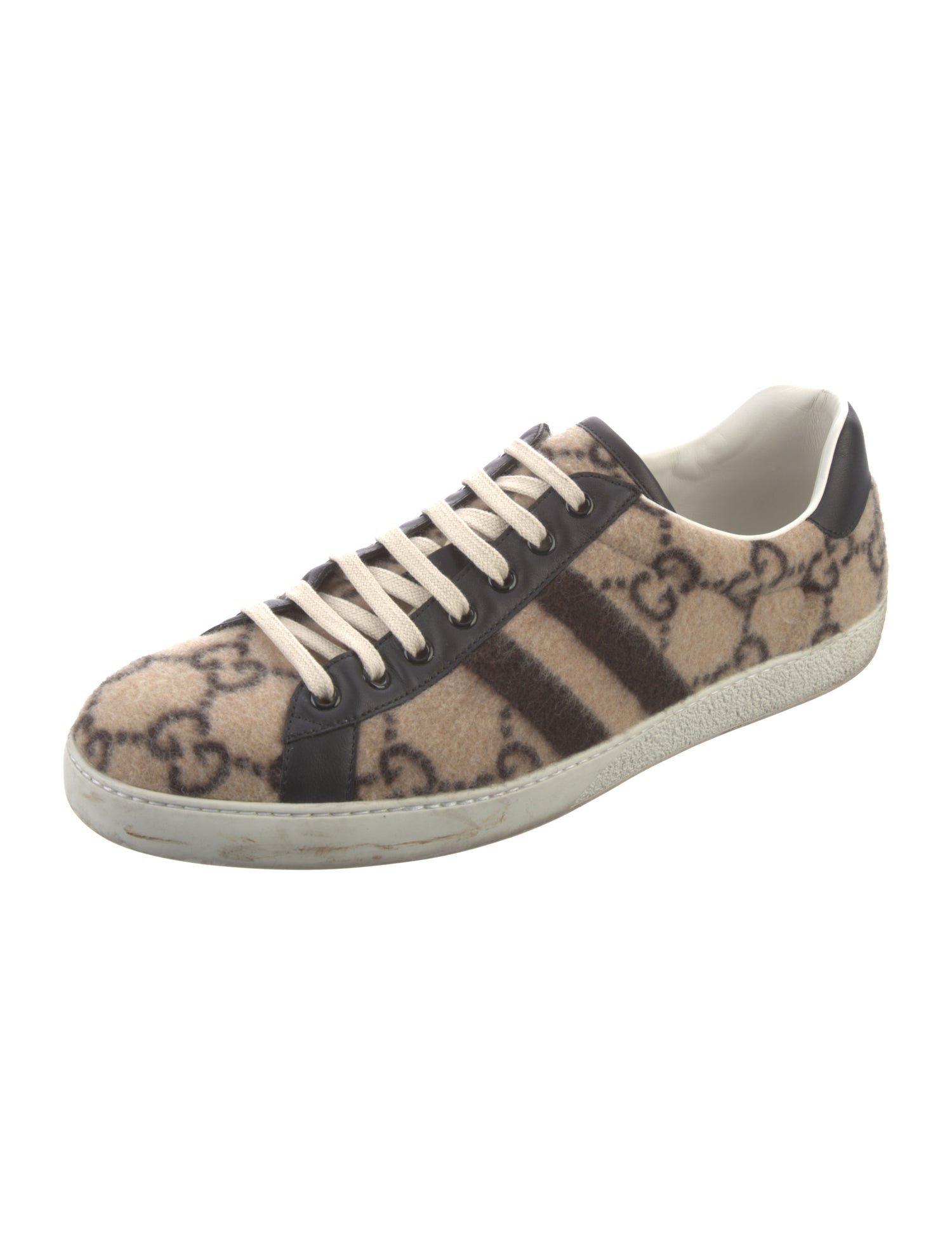 Gucci GG Logo Wool Sneakers