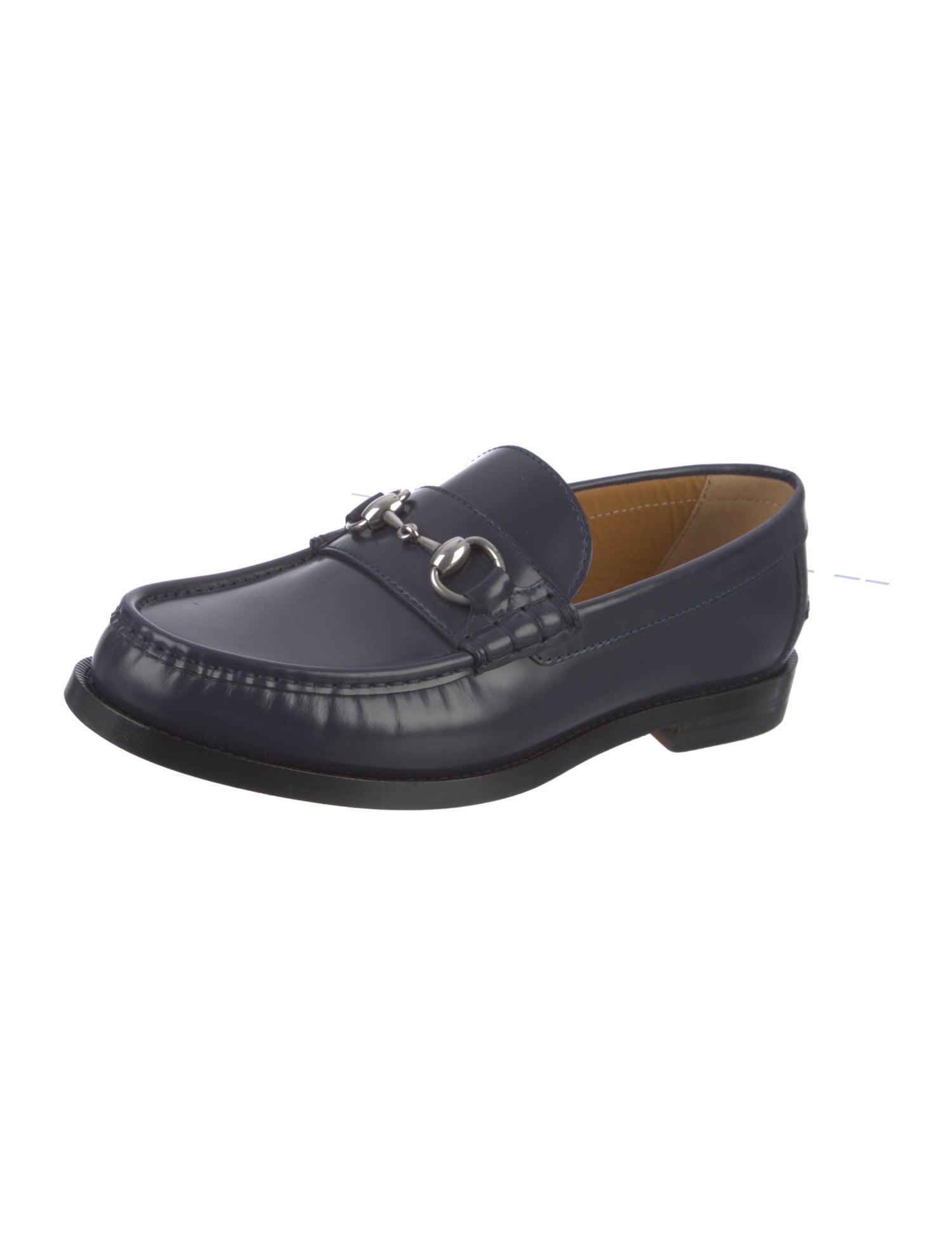 Gucci Horsebit Accent Leather Dress Loafers w/ Tags