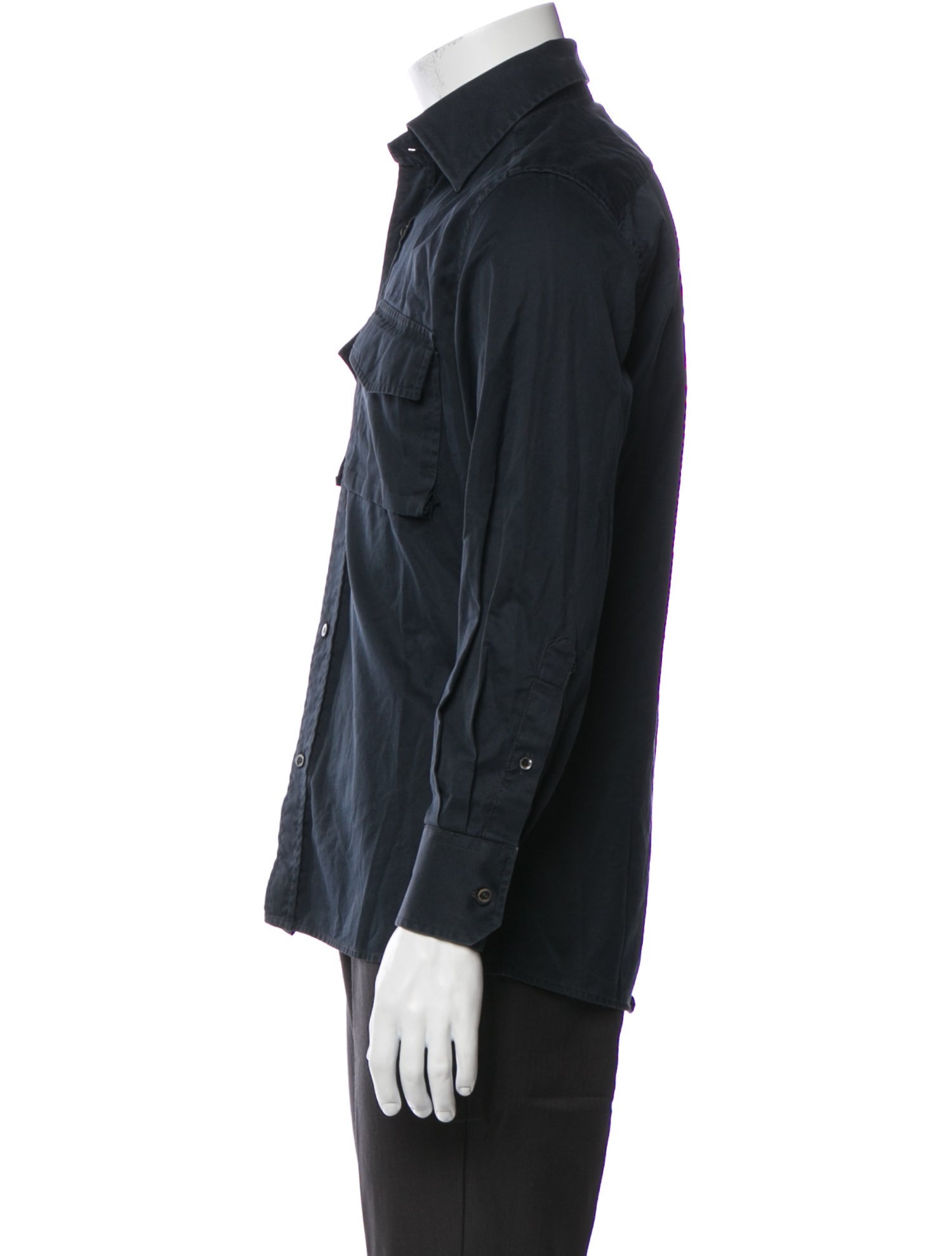 Gucci Long Sleeve Denim Shirt