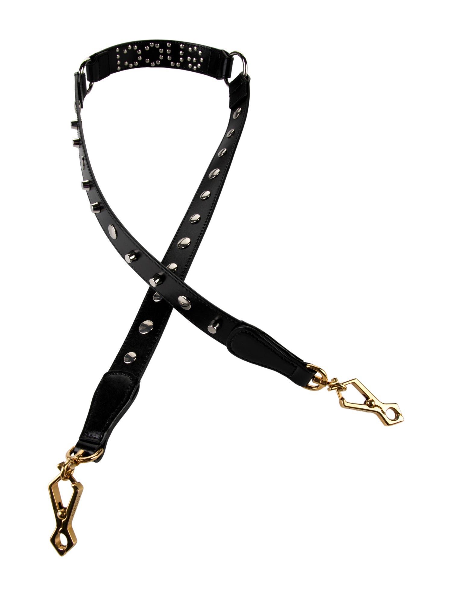 Gucci Leather Studded Bag Strap