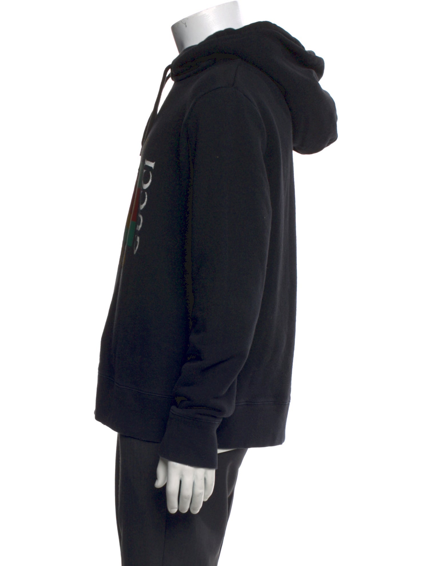 Gucci Web Accent Crew Neck Hoodie