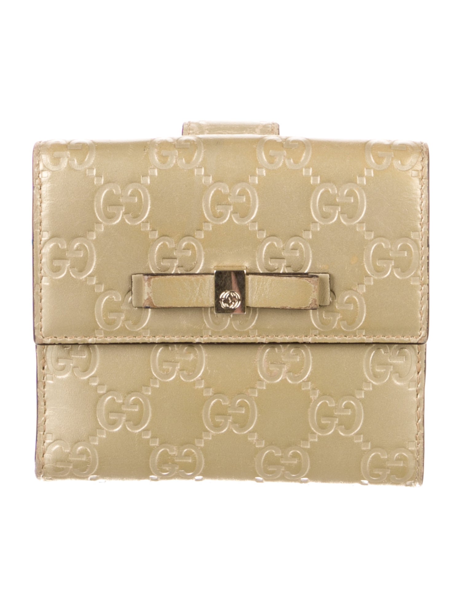 Gucci GG Signature Leather Compact Wallet