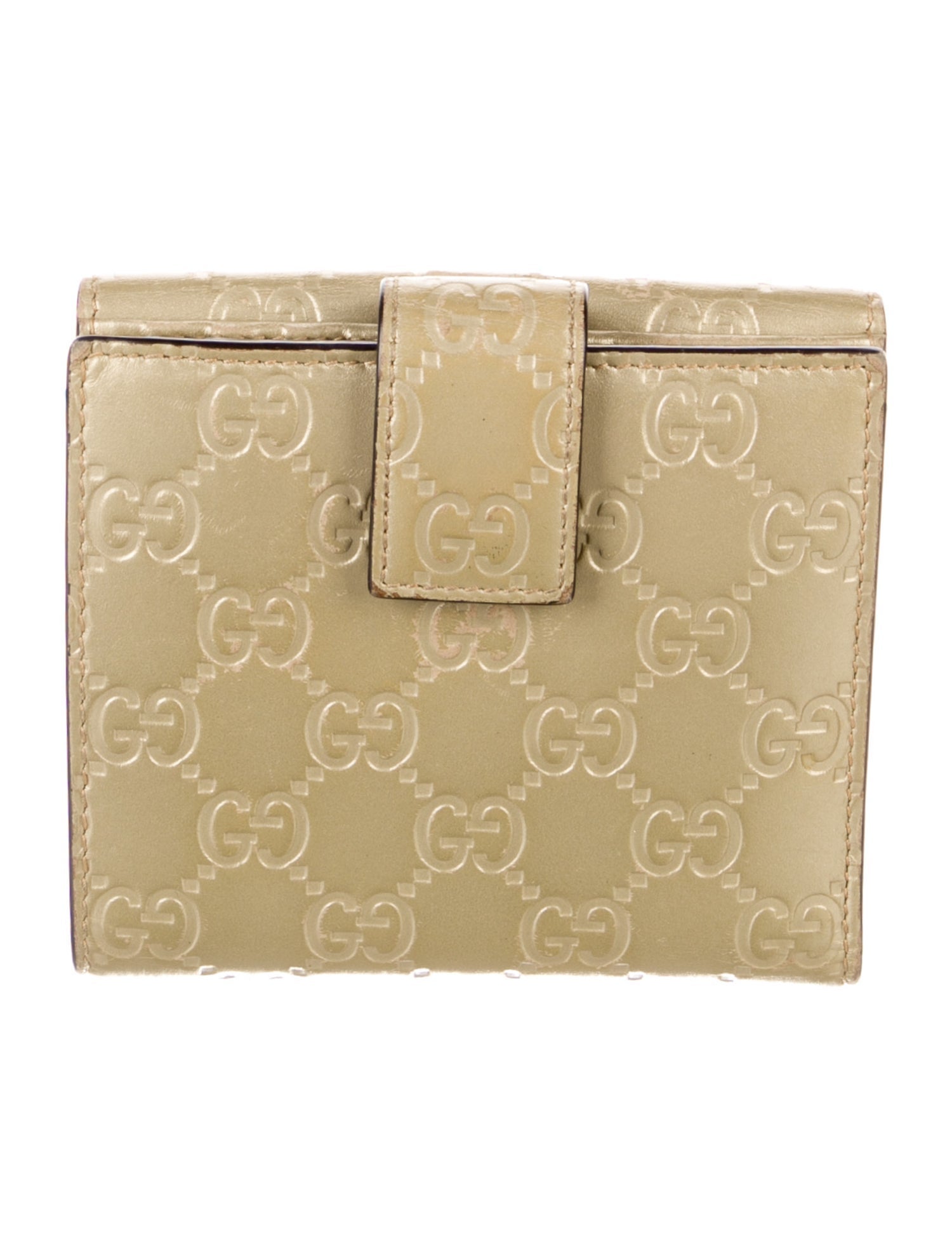 Gucci GG Signature Leather Compact Wallet
