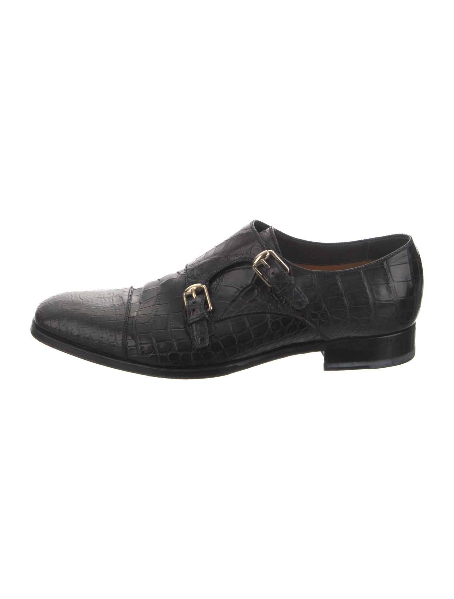 Gucci Alligator Monk Straps