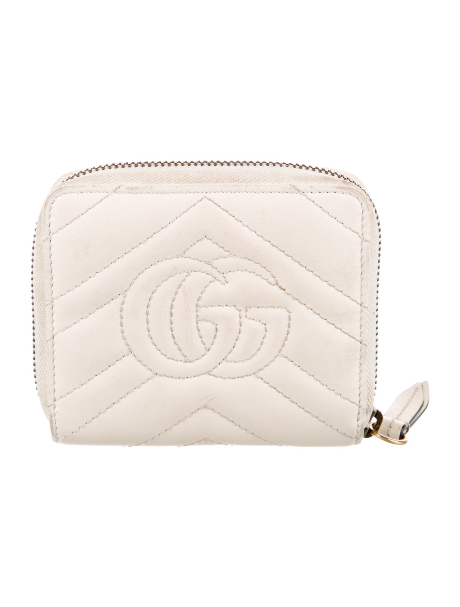 Gucci Double G Logo Leather Wallet