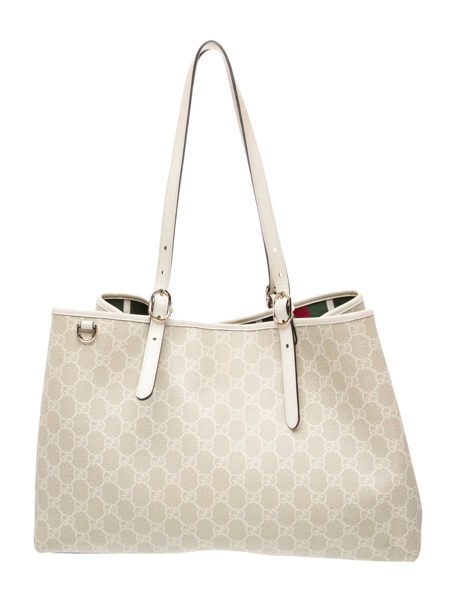 Gucci GG Supreme GG Emblem Tote Large