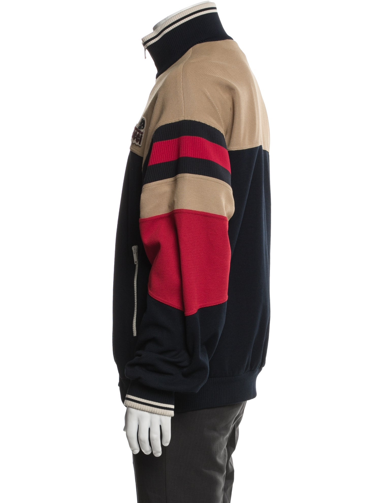 Gucci Colorblock Pattern Windbreaker