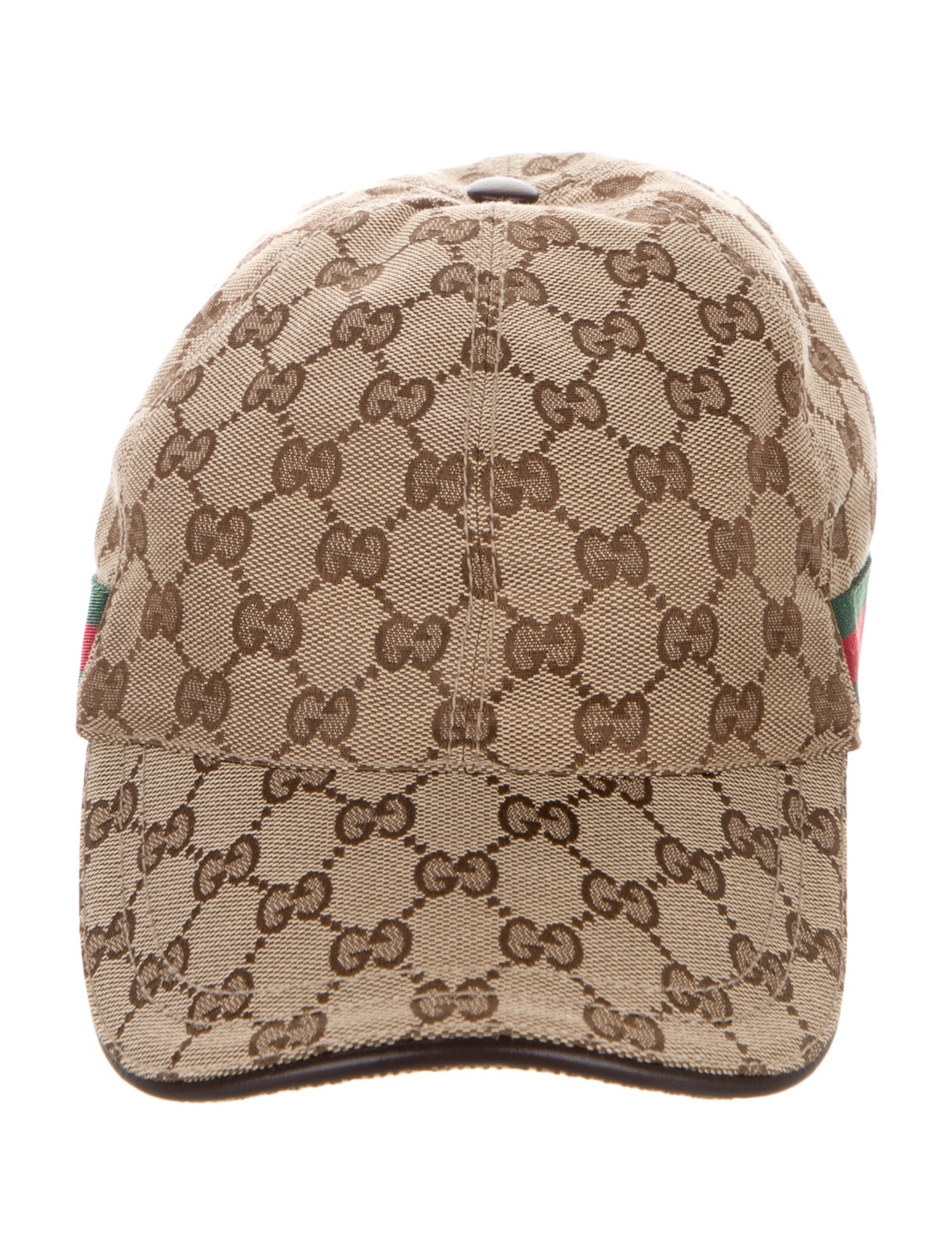Gucci Brown pattern canvas hat size xl