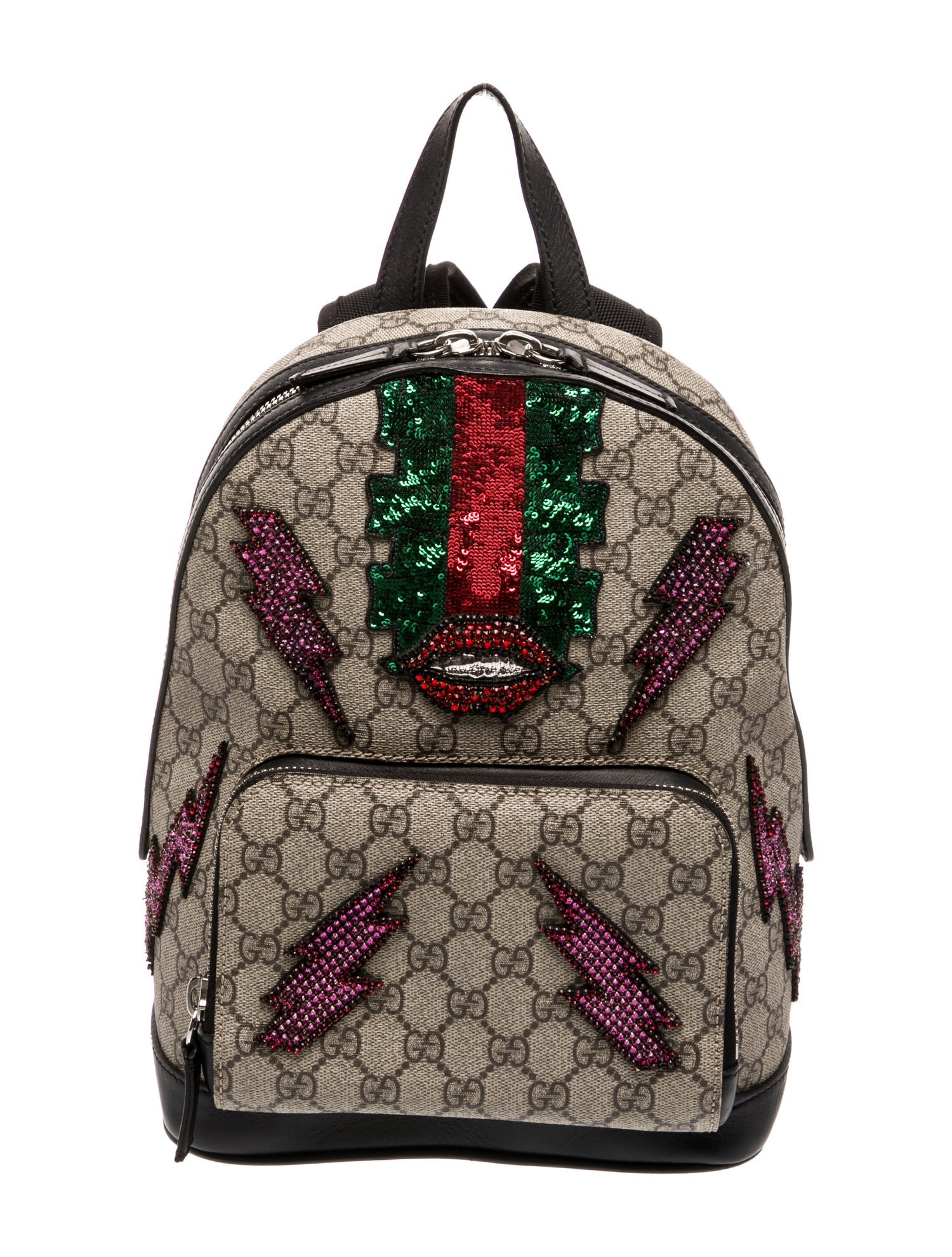 Gucci GG Supreme GG Supreme Lightning Backpack PM