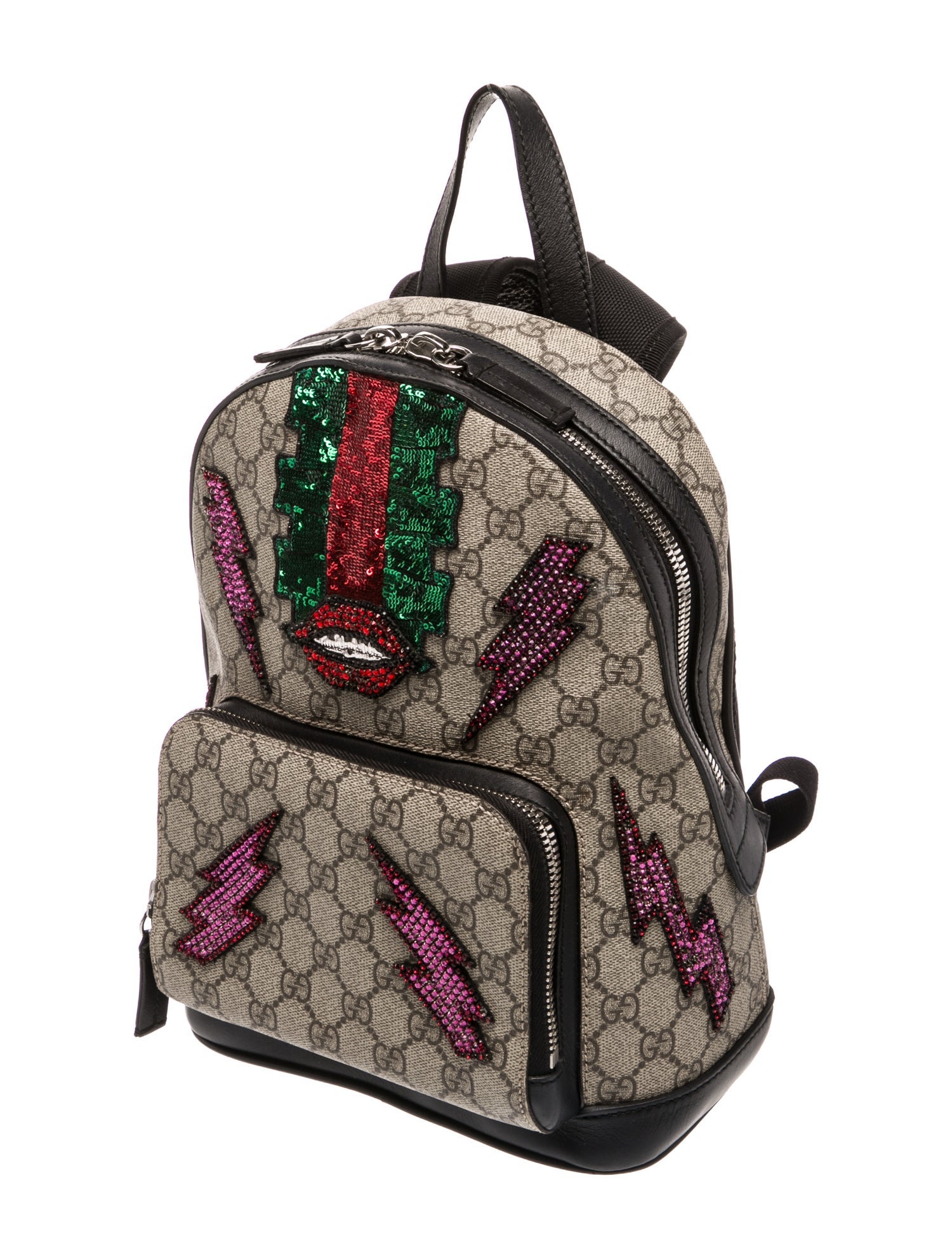 Gucci GG Supreme GG Supreme Lightning Backpack PM