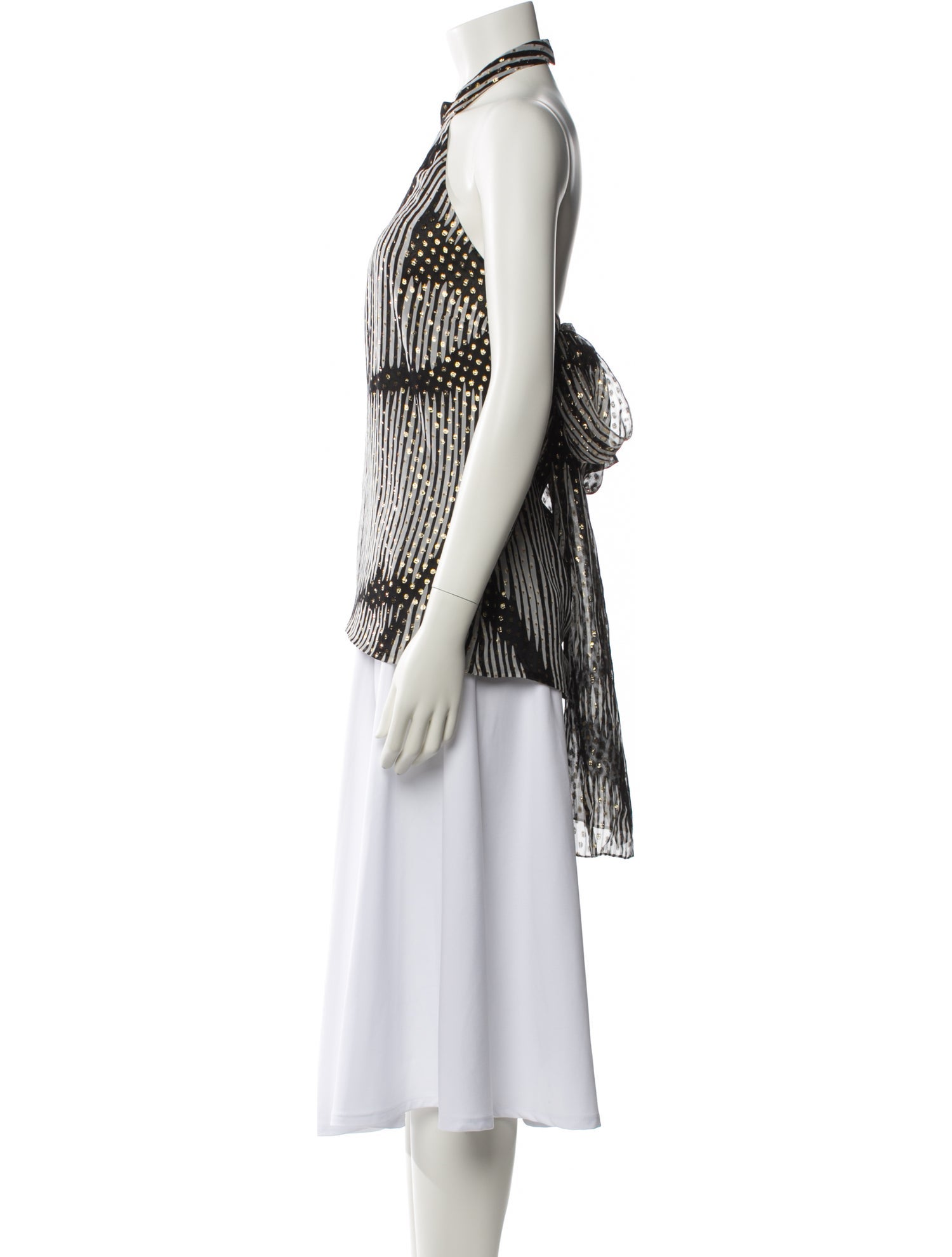 Gucci Silk Printed Blouse