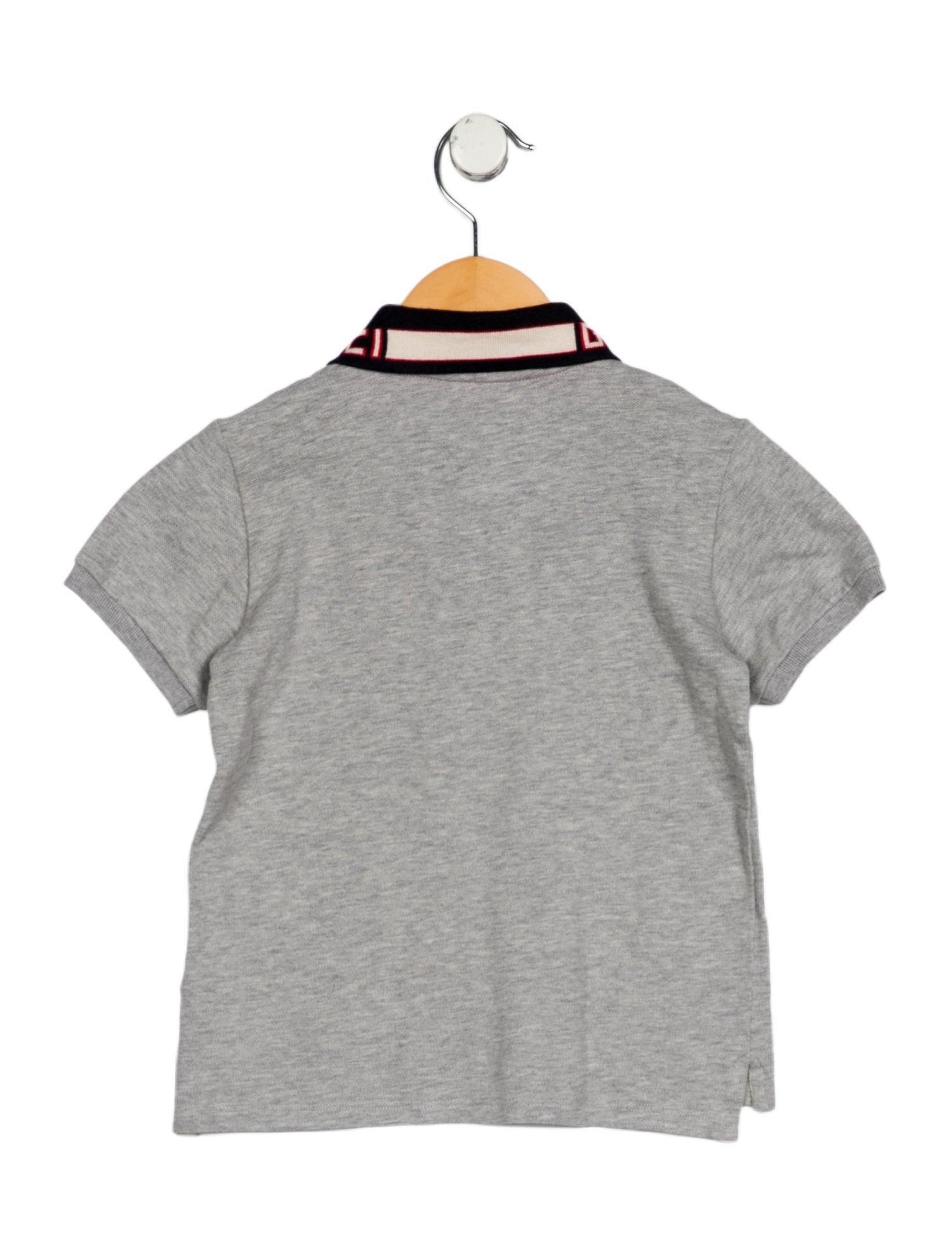 Gucci Boy's Logo Short Sleeve Knit Shirt