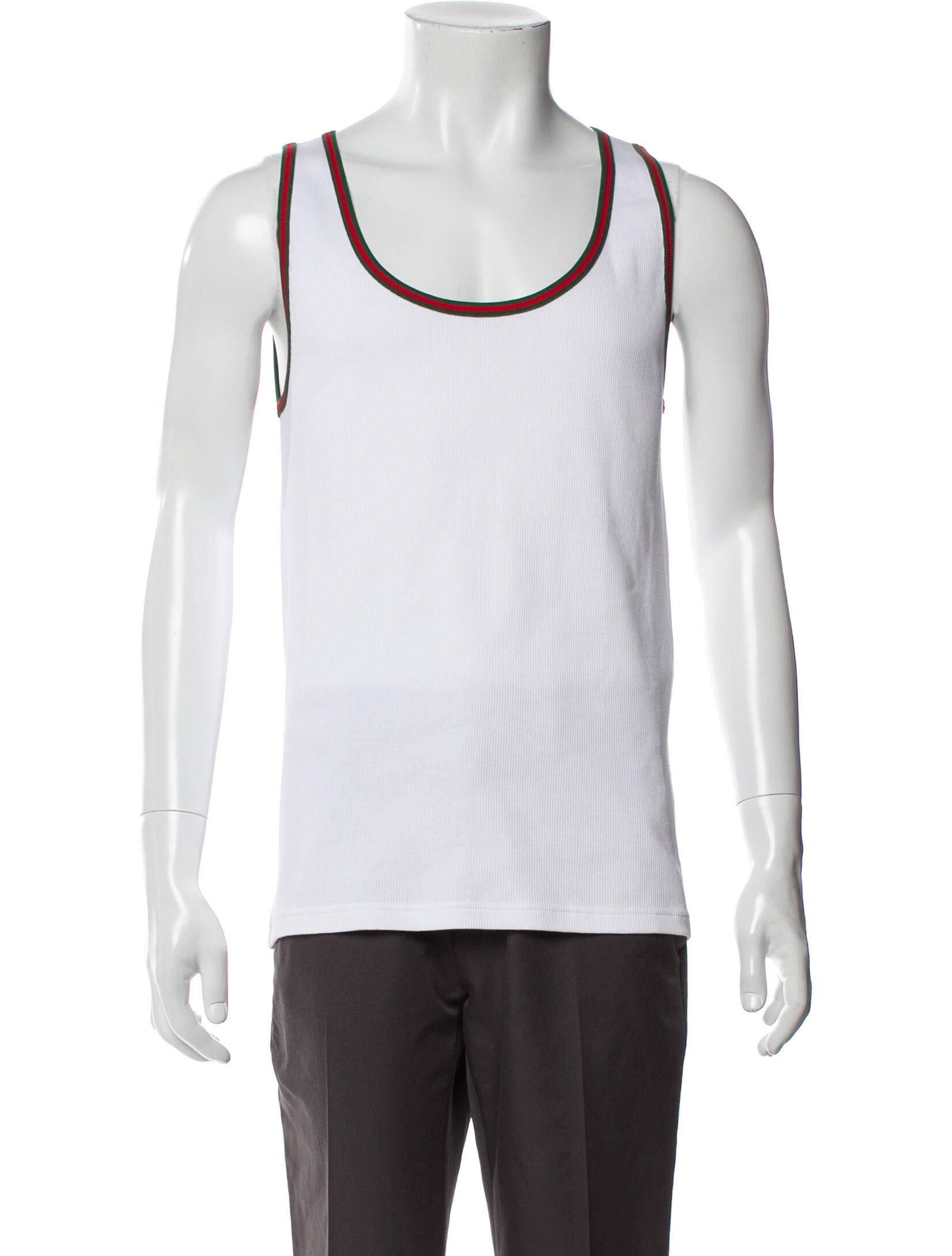 Gucci Signature Logo Striped Tank