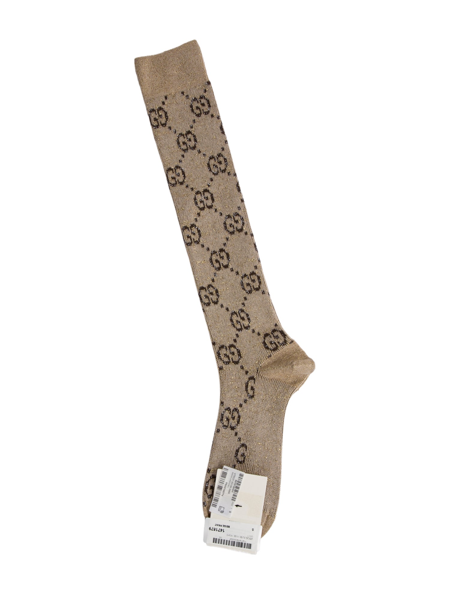 Gucci Women's Cotton Knee-High Socks w/Tags