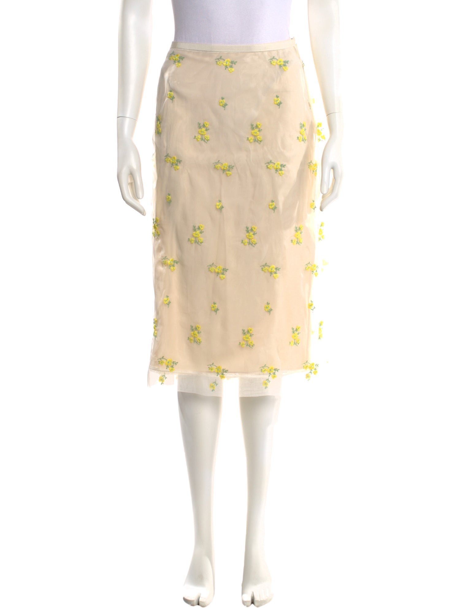 Gucci Silk Knee-Length Skirt