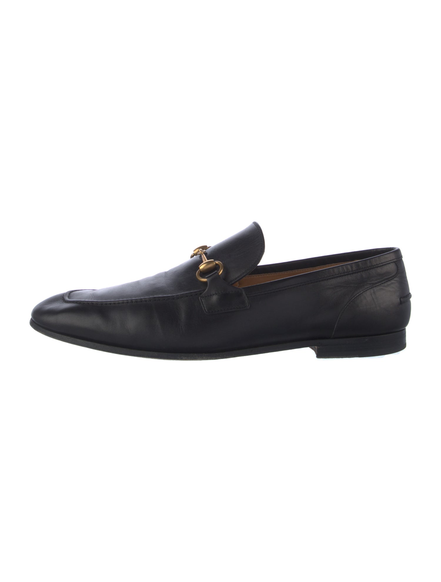 Gucci 1955 Horsebit Accent Leather Dress Loafers