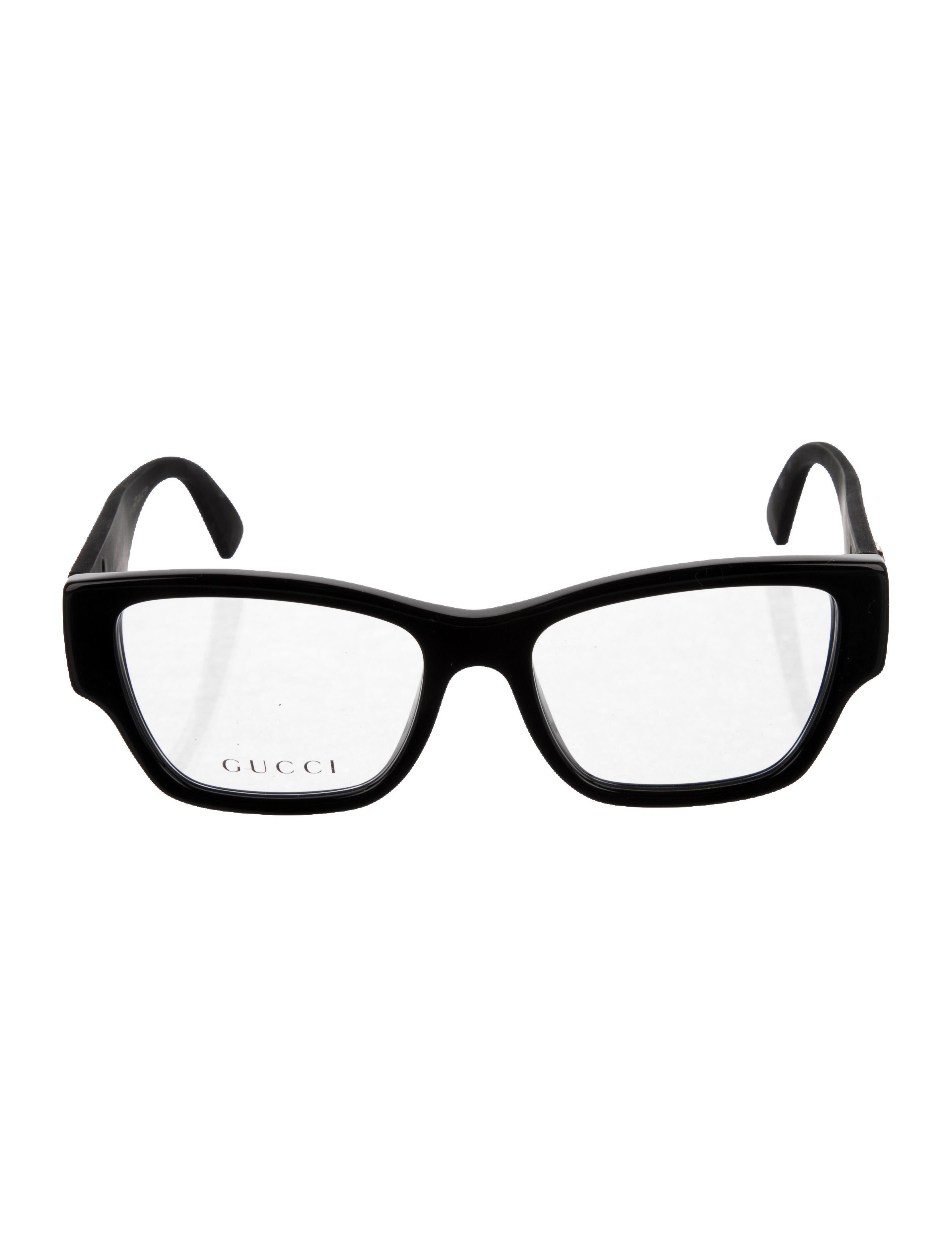 Gucci Interlocking G Logo Square Eyeglasses