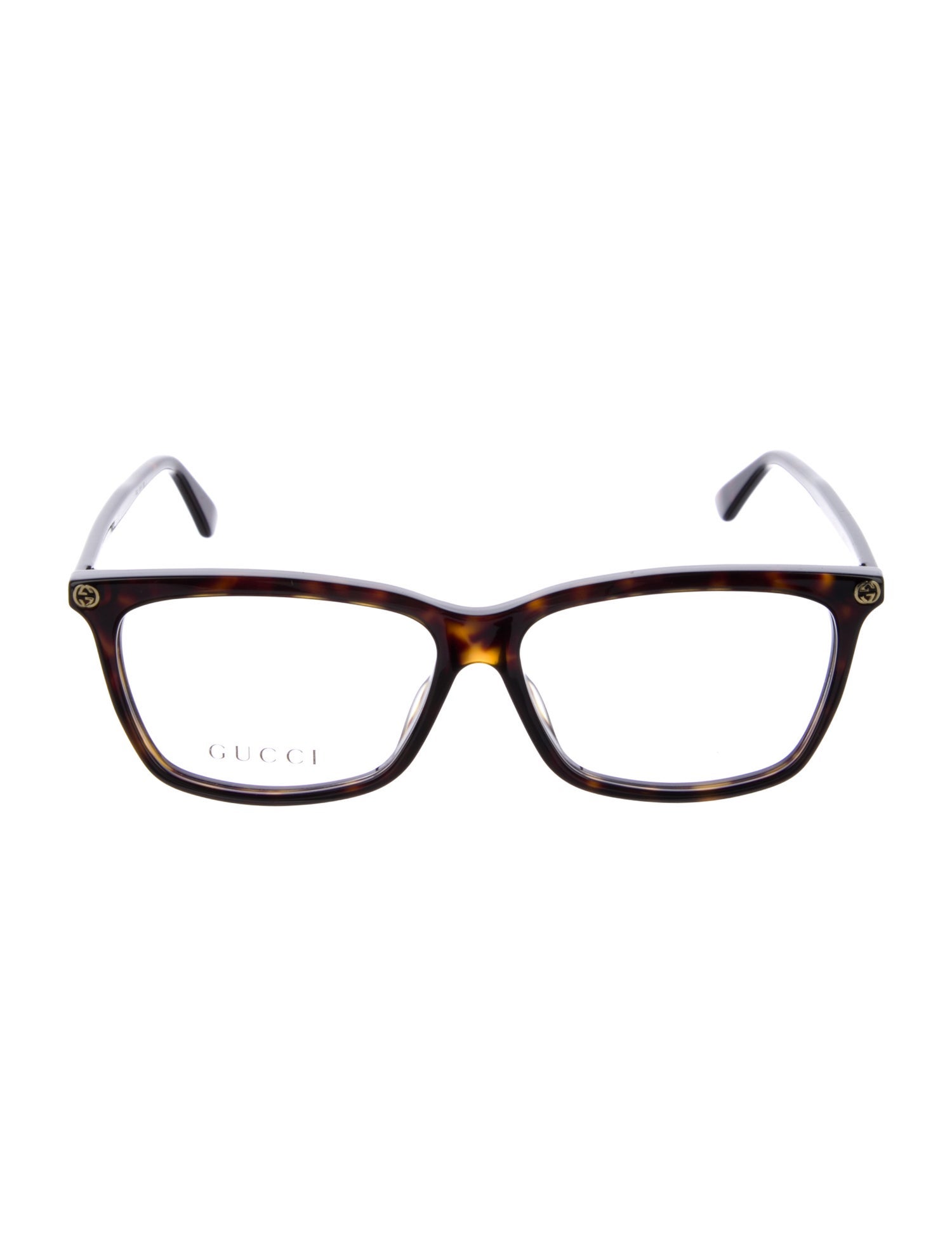 Gucci Interlocking G Logo Square Eyeglasses w/ Tags