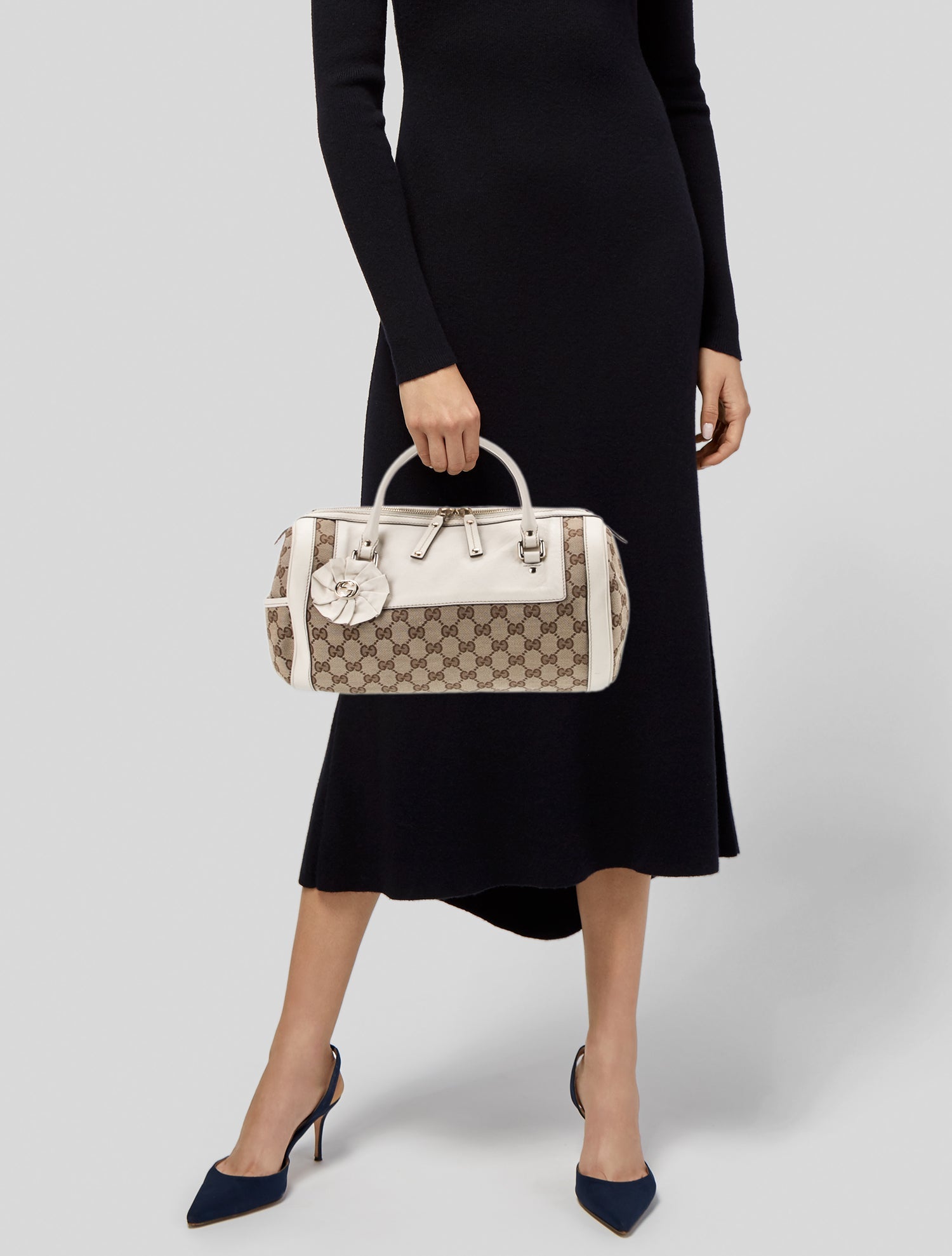 Gucci GG Canvas Trophy Boston Vintage