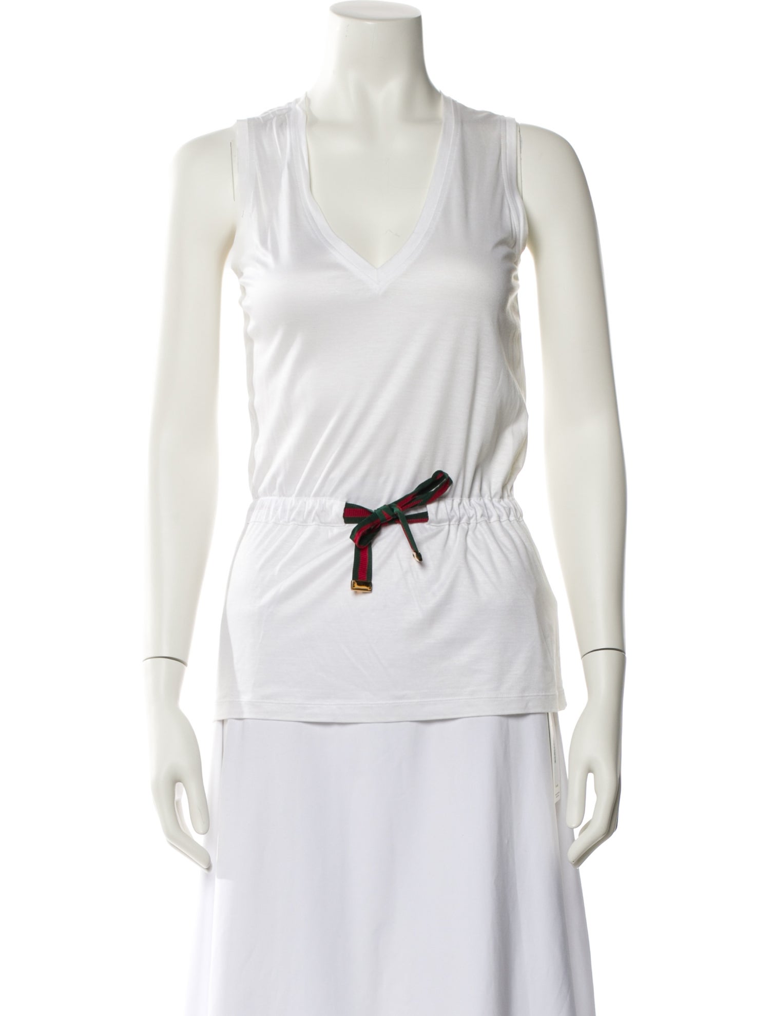 Gucci V-Neck Sleeveless Top