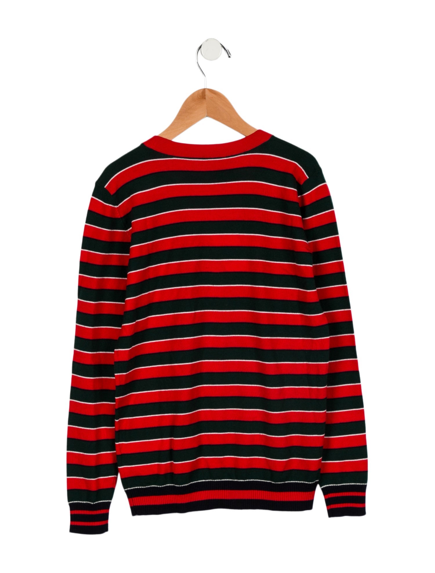 Gucci Kids 'Monsters' Striped Cardigan