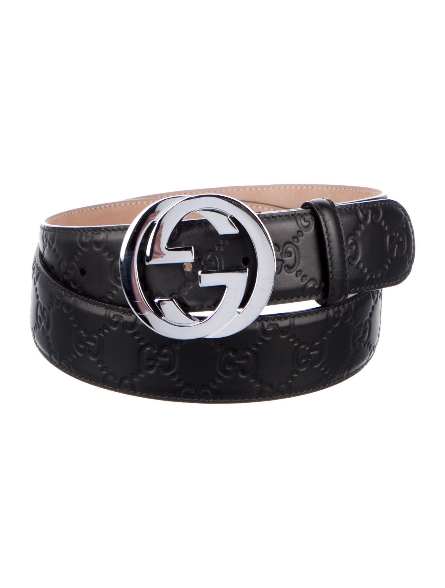 Gucci Interlocking G Logo Leather Belt Kit