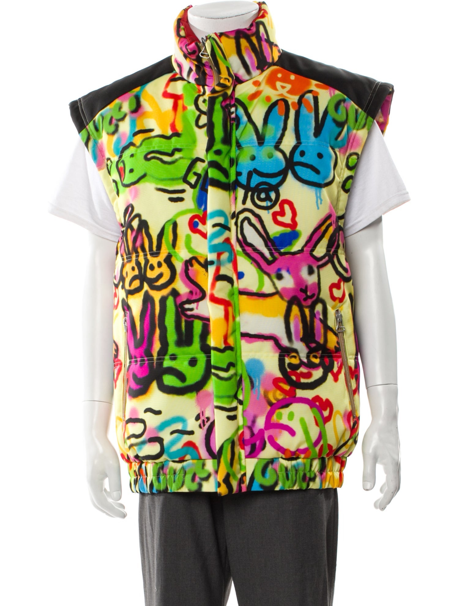 Gucci 2023 Bunny Print Gilet Vest w/ Tags