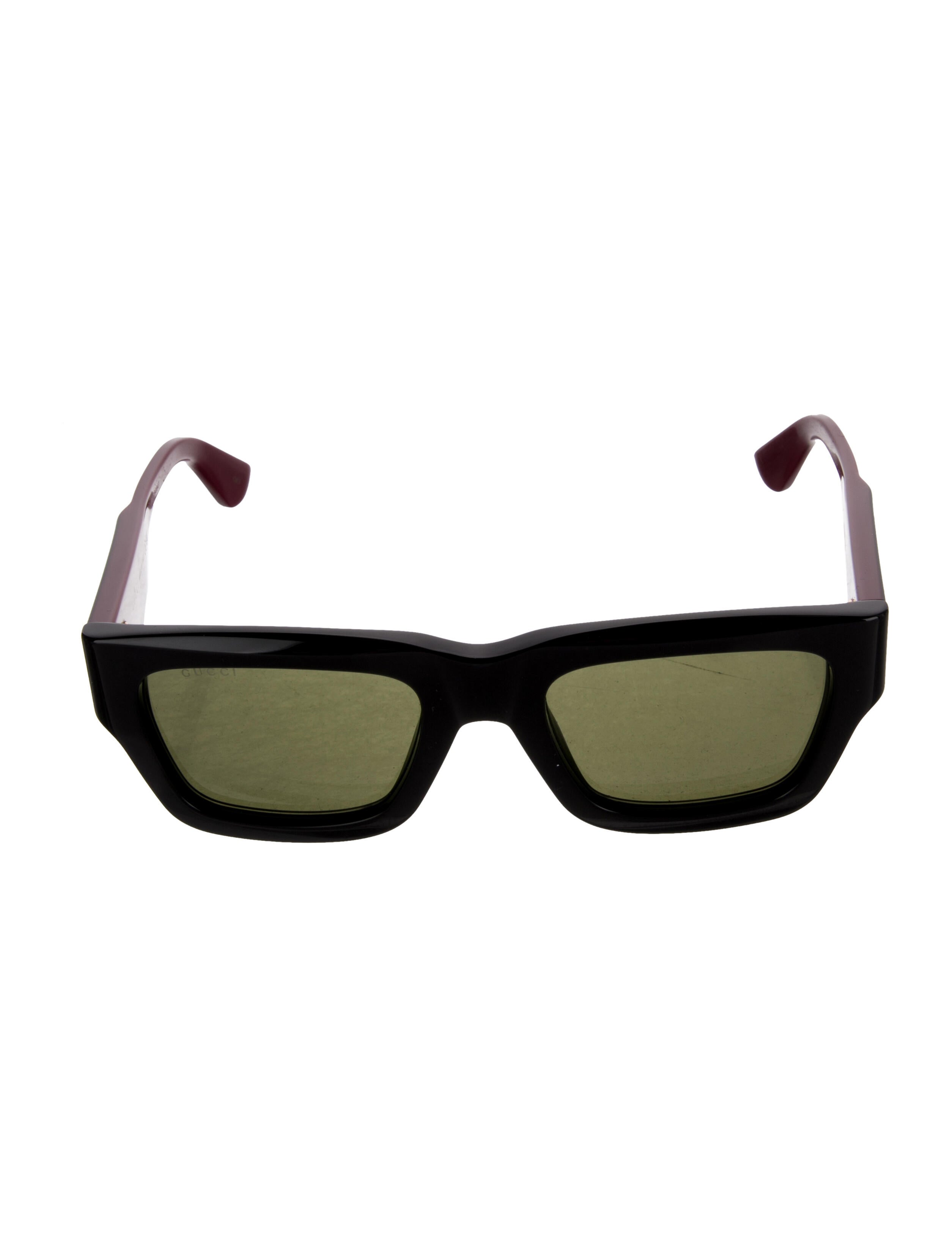 Gucci Web Accent Square Sunglasses