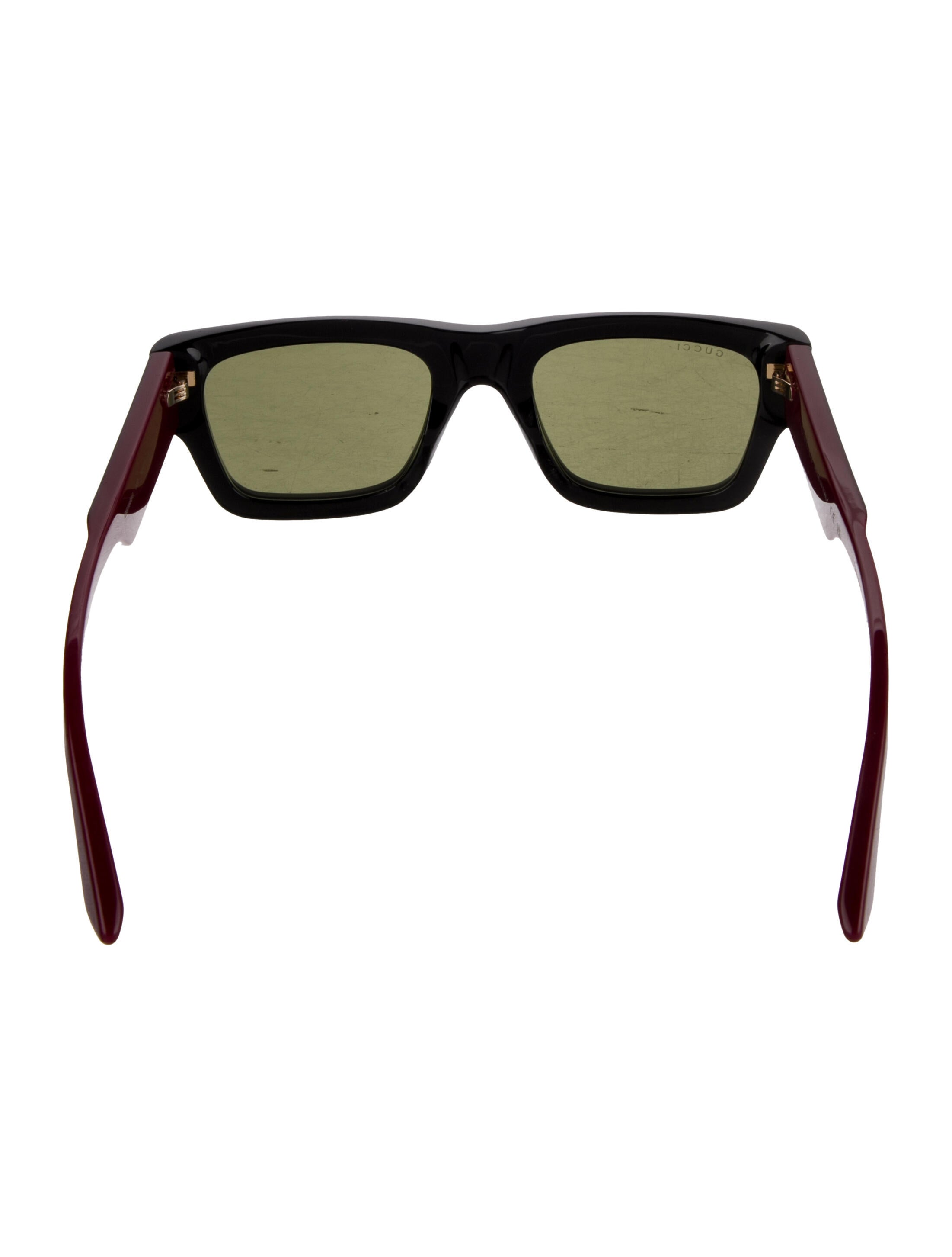 Gucci Web Accent Square Sunglasses