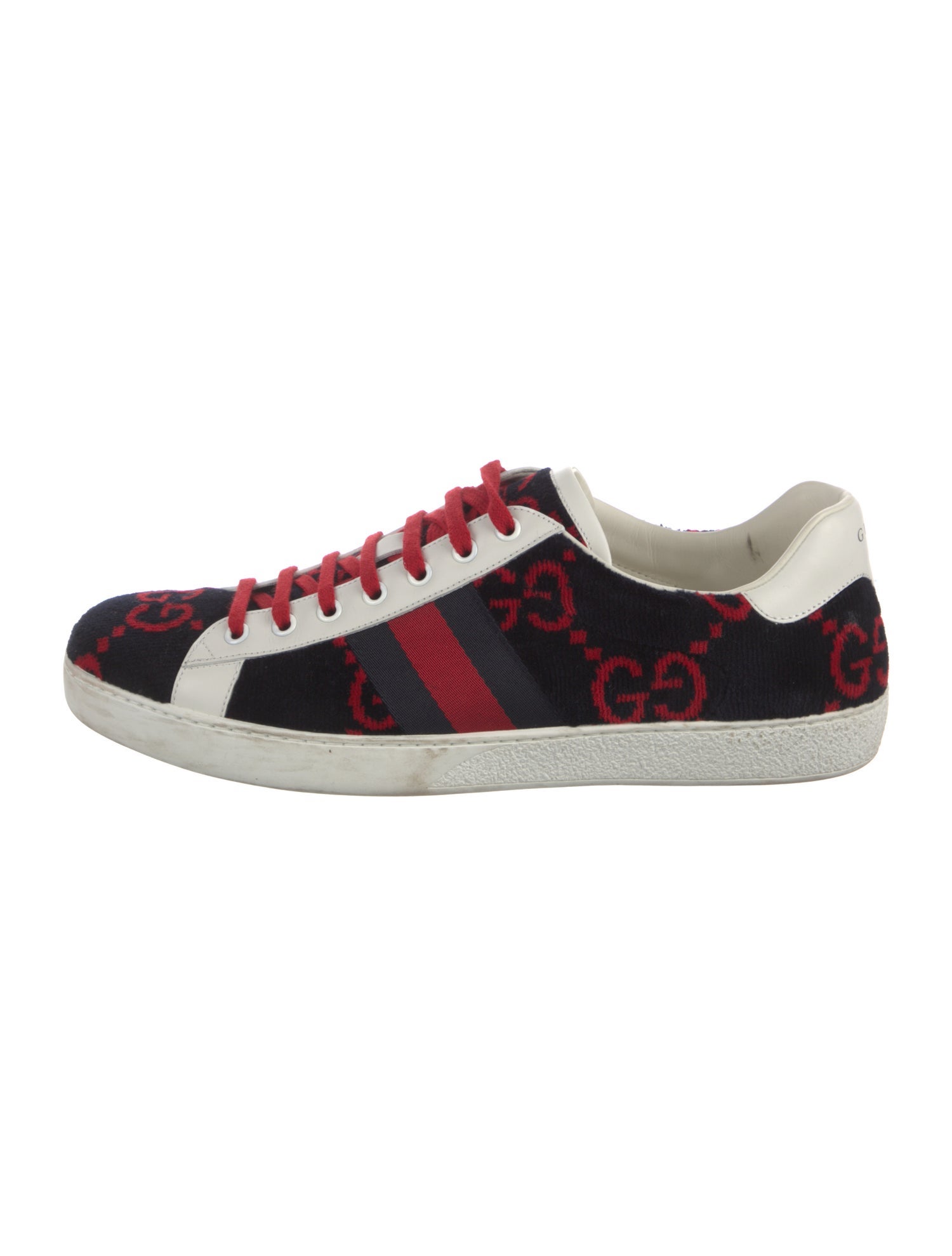 Gucci GG Logo Velvet Sneakers