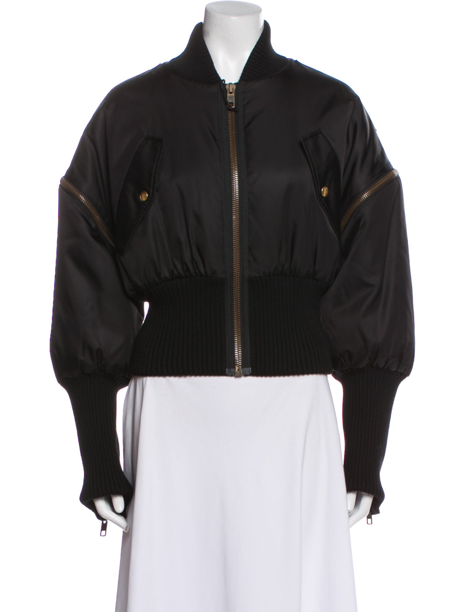 Gucci Silk Bomber Jacket w/ Tags
