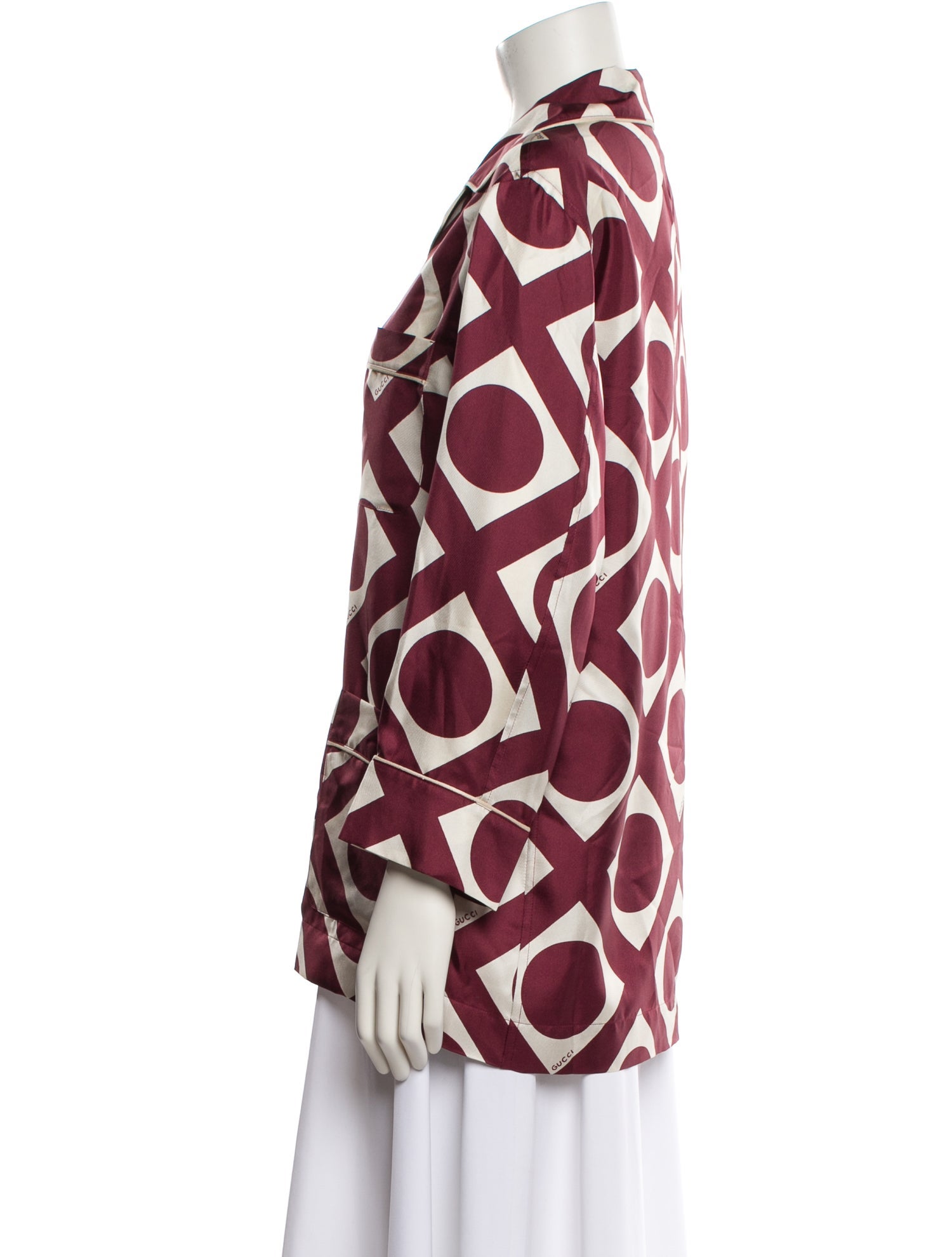 Gucci Silk Printed Pajamas