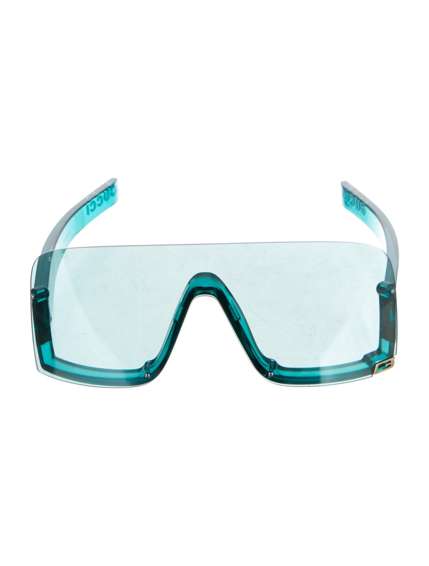 Gucci Shield Clear Sunglasses