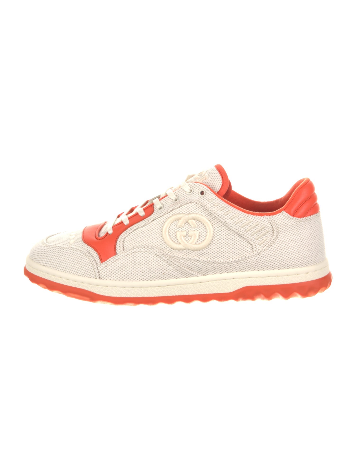 Gucci Canvas Colorblock Pattern Sneakers