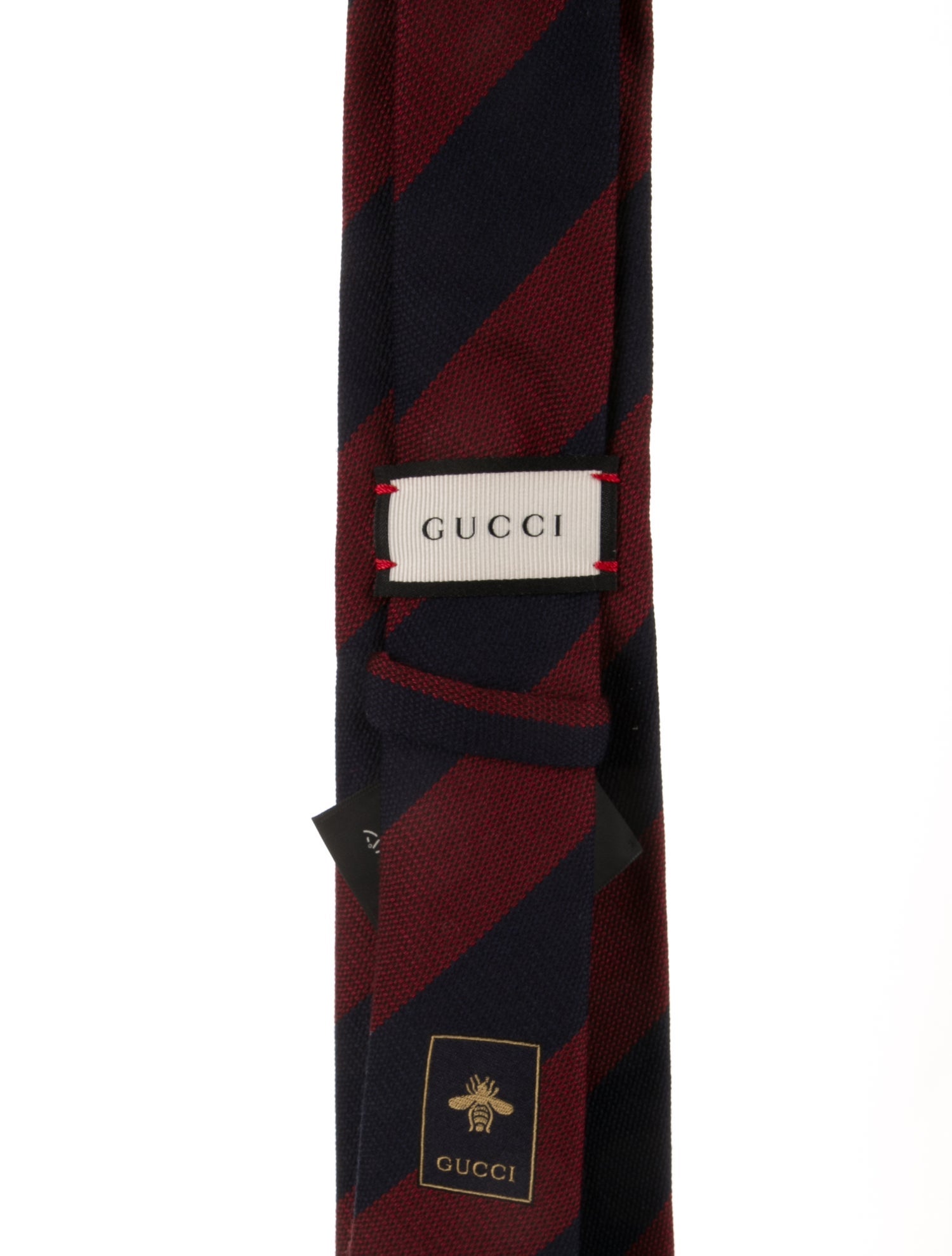 Gucci Bee Striped Tie