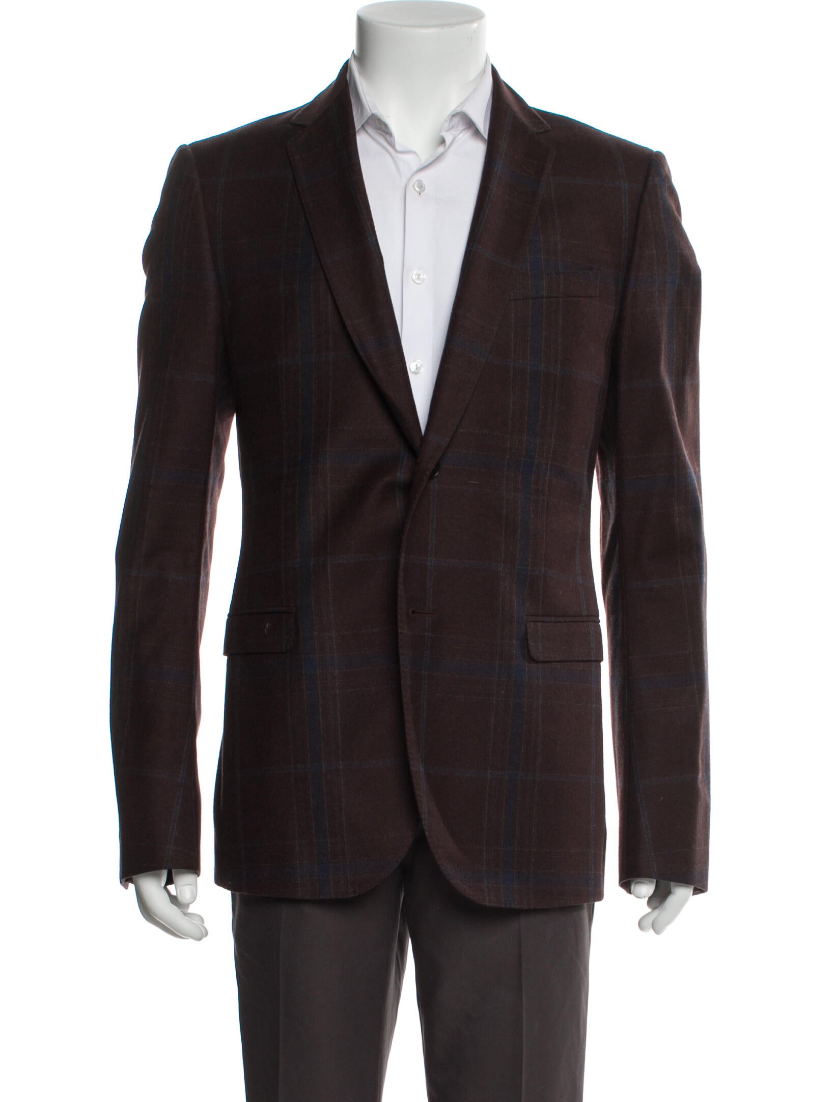 Gucci Tiger Head Accent Wool Blazer