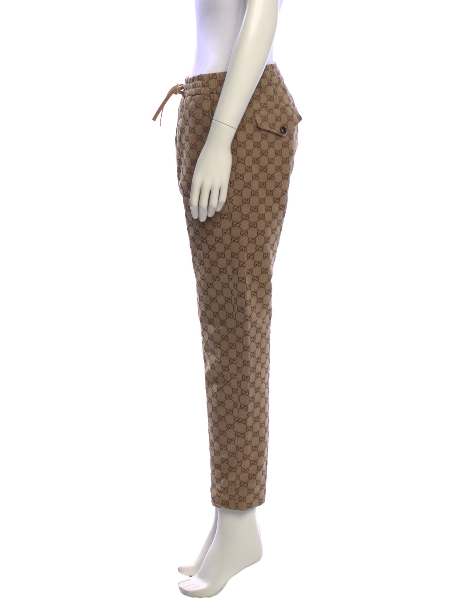 Gucci Printed Straight Leg Pants