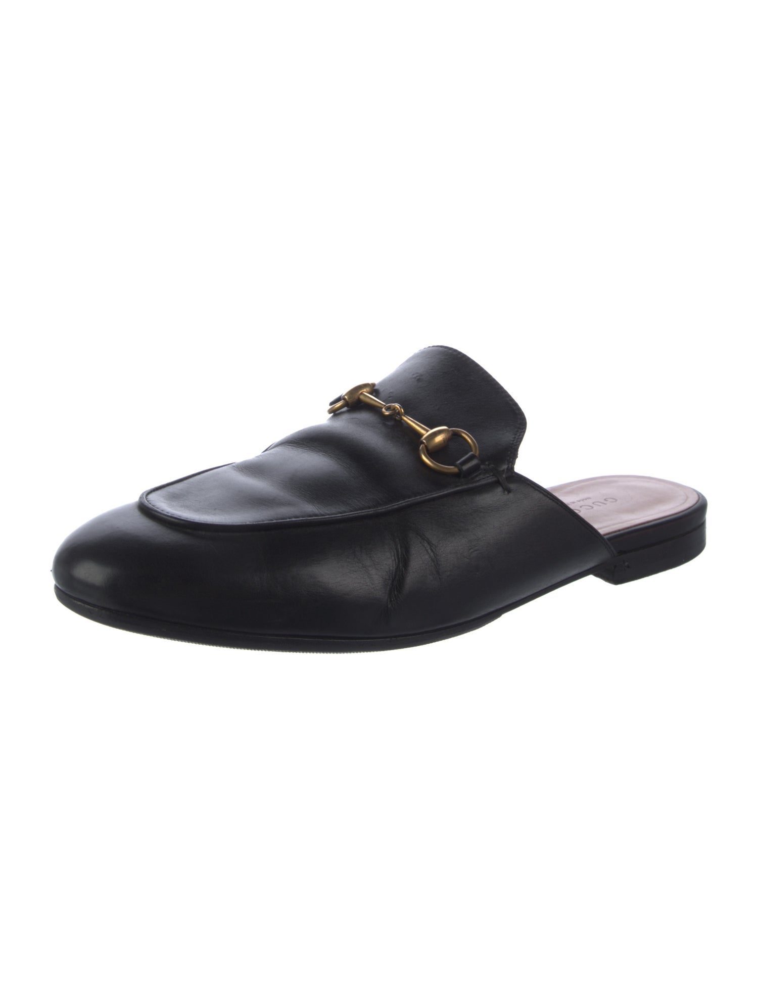 Gucci Princetown Horsebit Accent Mules